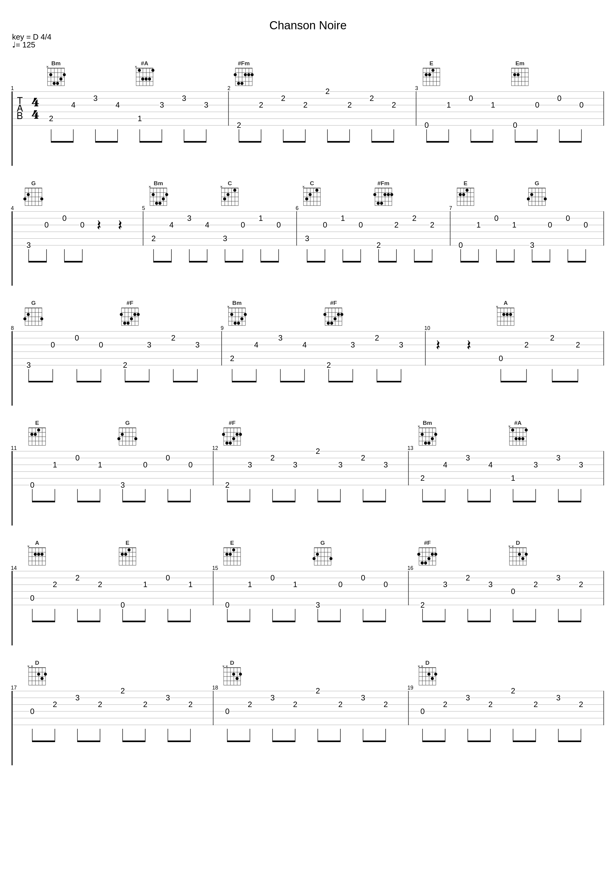 Chanson Noire_Harmonium_1