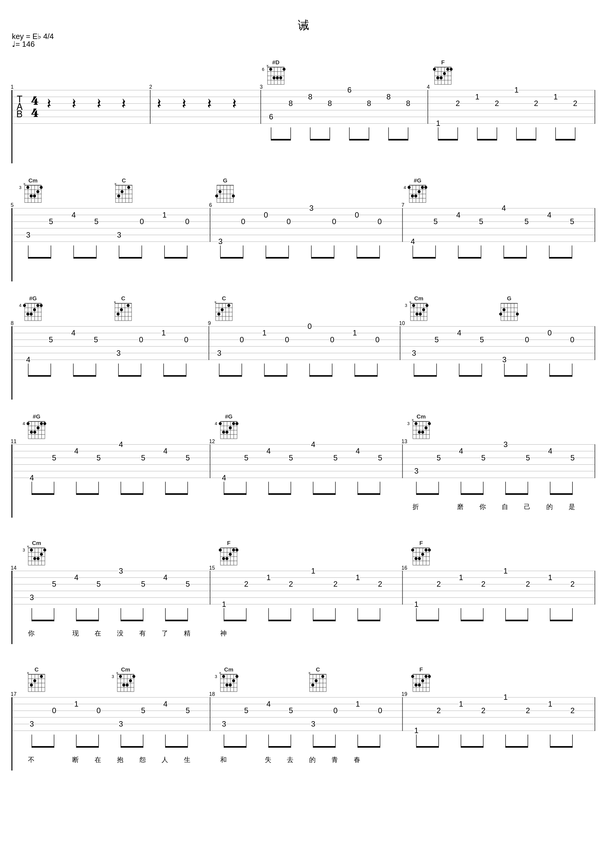 诫_F.I.R.飞儿乐团,阿沁_1