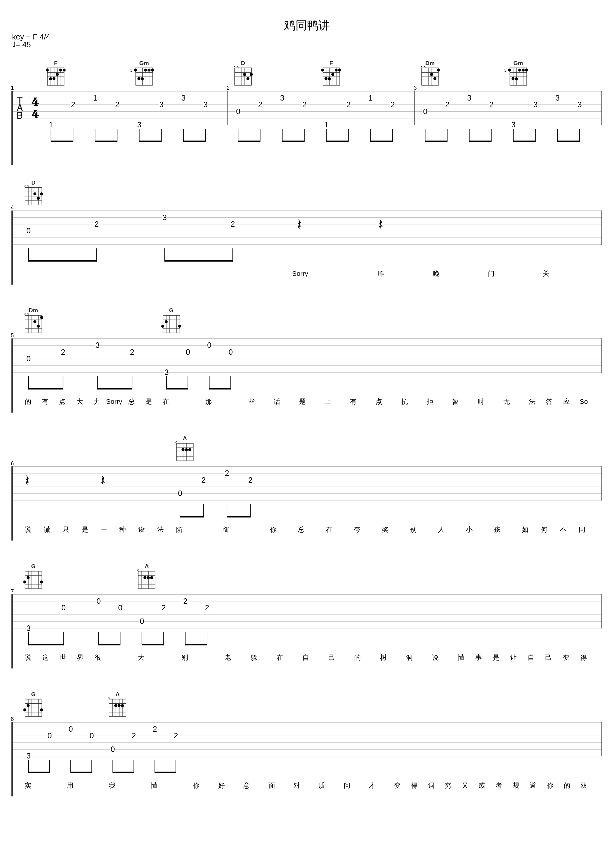 鸡同鸭讲_吕士轩_1