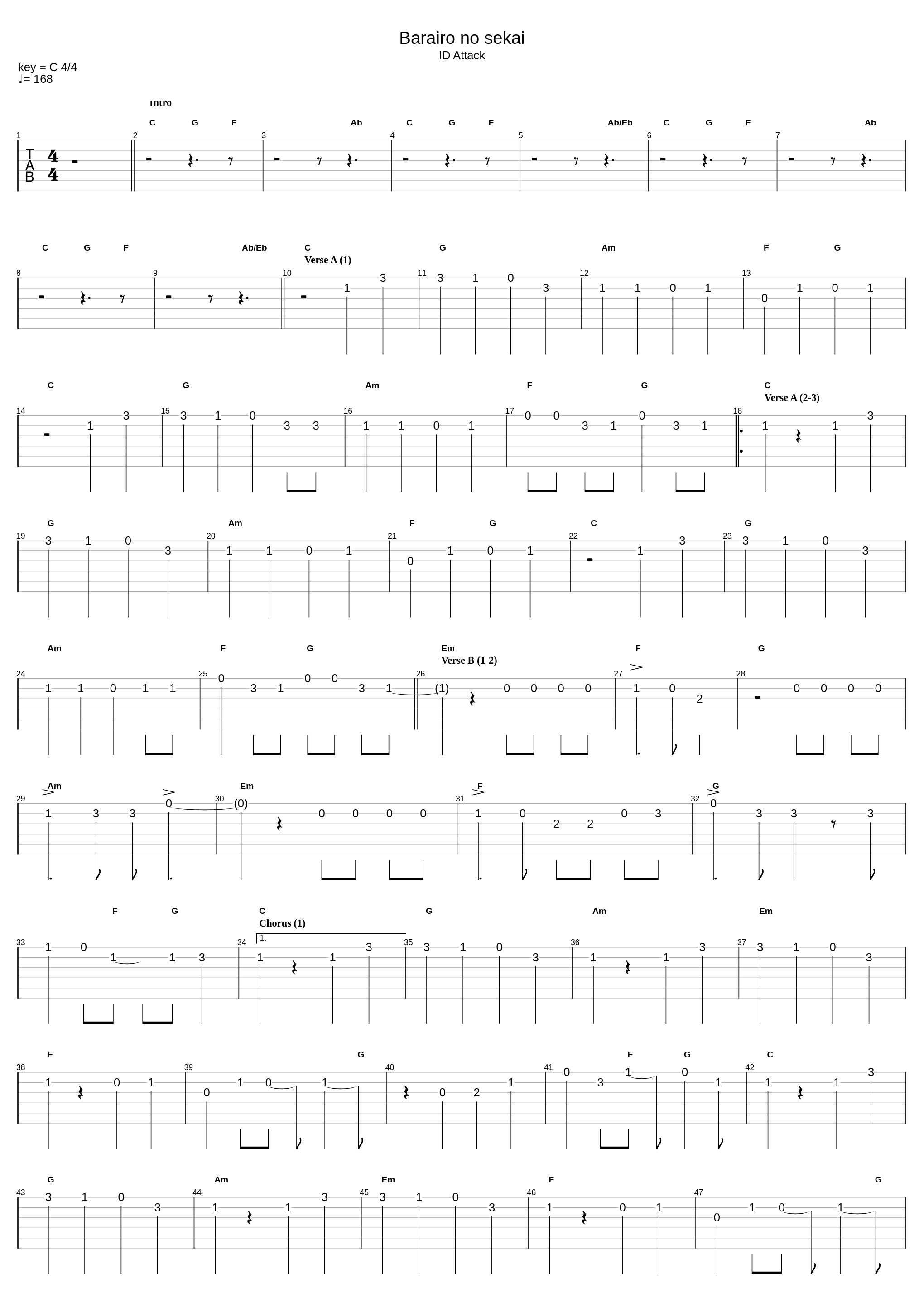 Barairo No Sekai_Pierrot_1