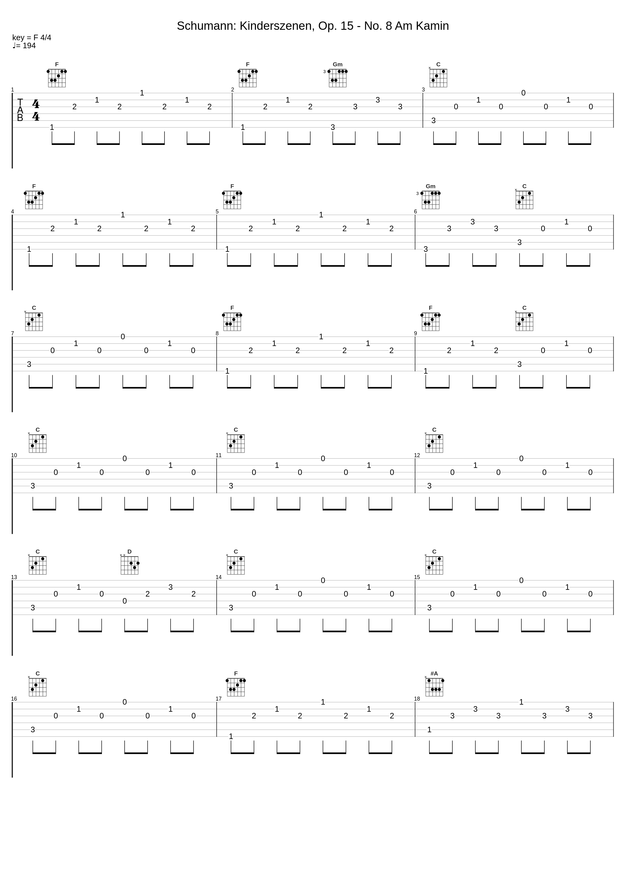 Schumann: Kinderszenen, Op. 15 - No. 8 Am Kamin_Wilhelm Kempff_1