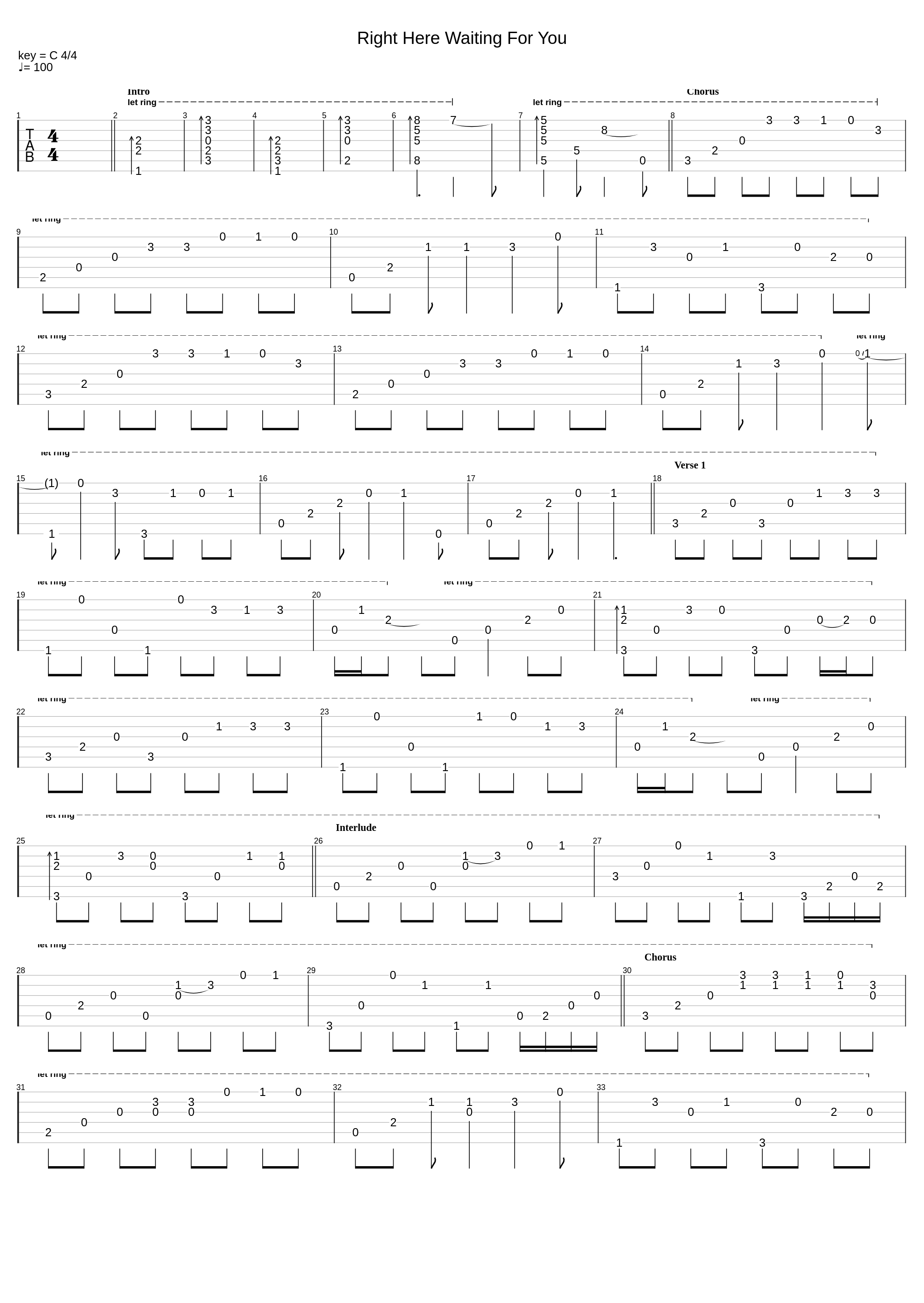 Right Here Waiting For You_Ulli Bgershausen_1