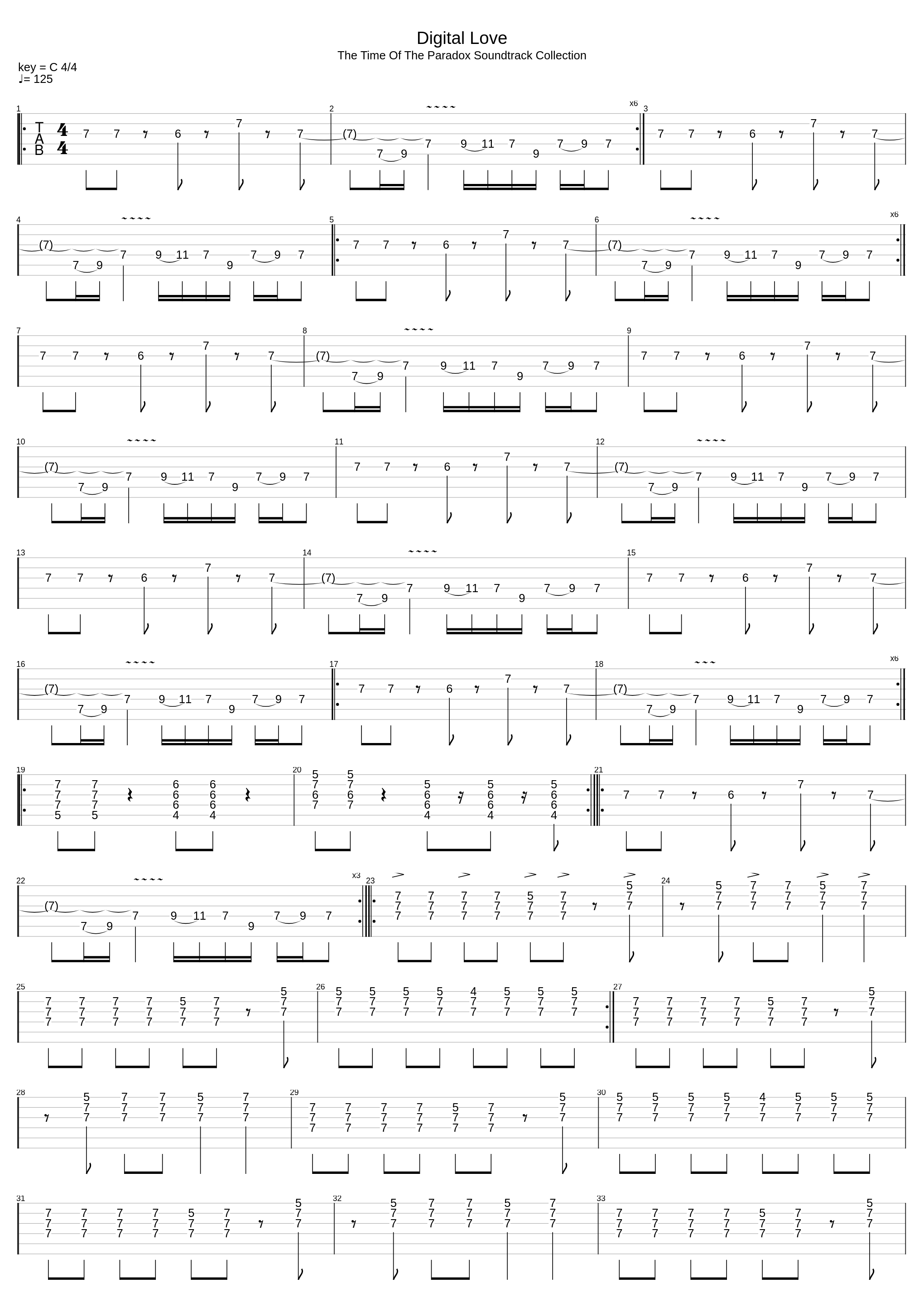 Digital Love (Soundtrack from The Time of The Paradox)_Prozzäk_1