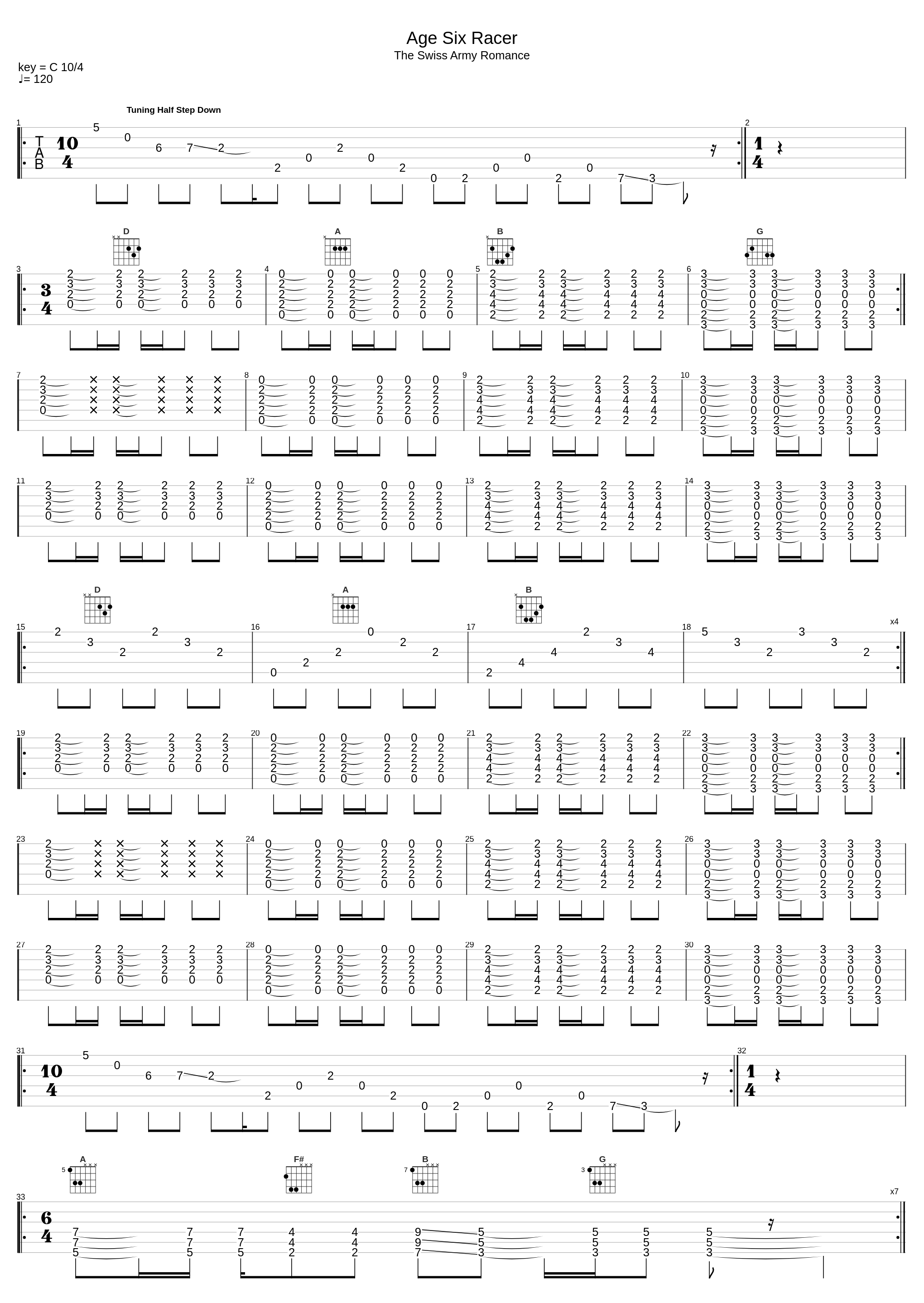 Age Six Racer_Dashboard Confessional_1