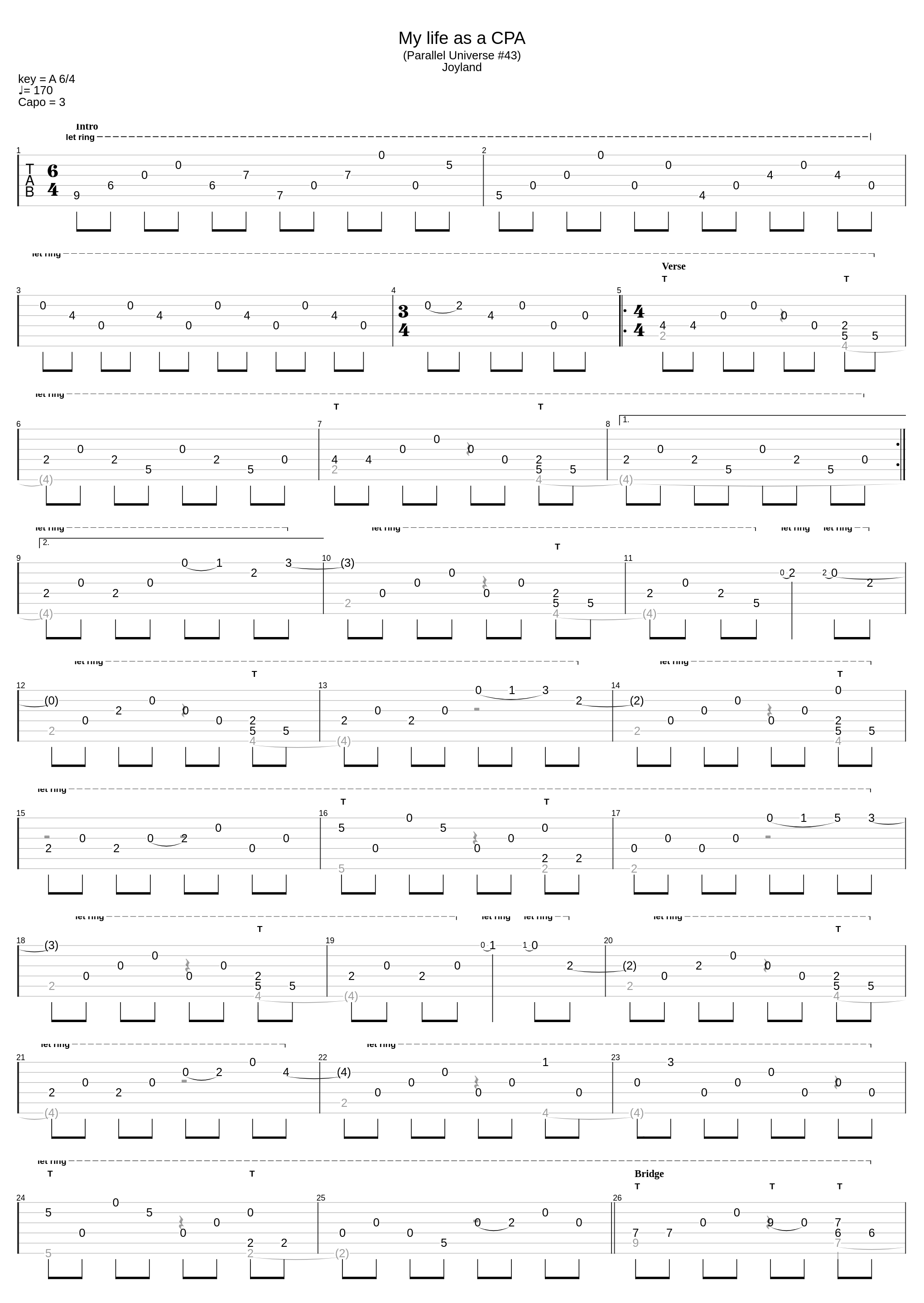 My Life As A Cpa Parallel Universe 43_Andy McKee_1