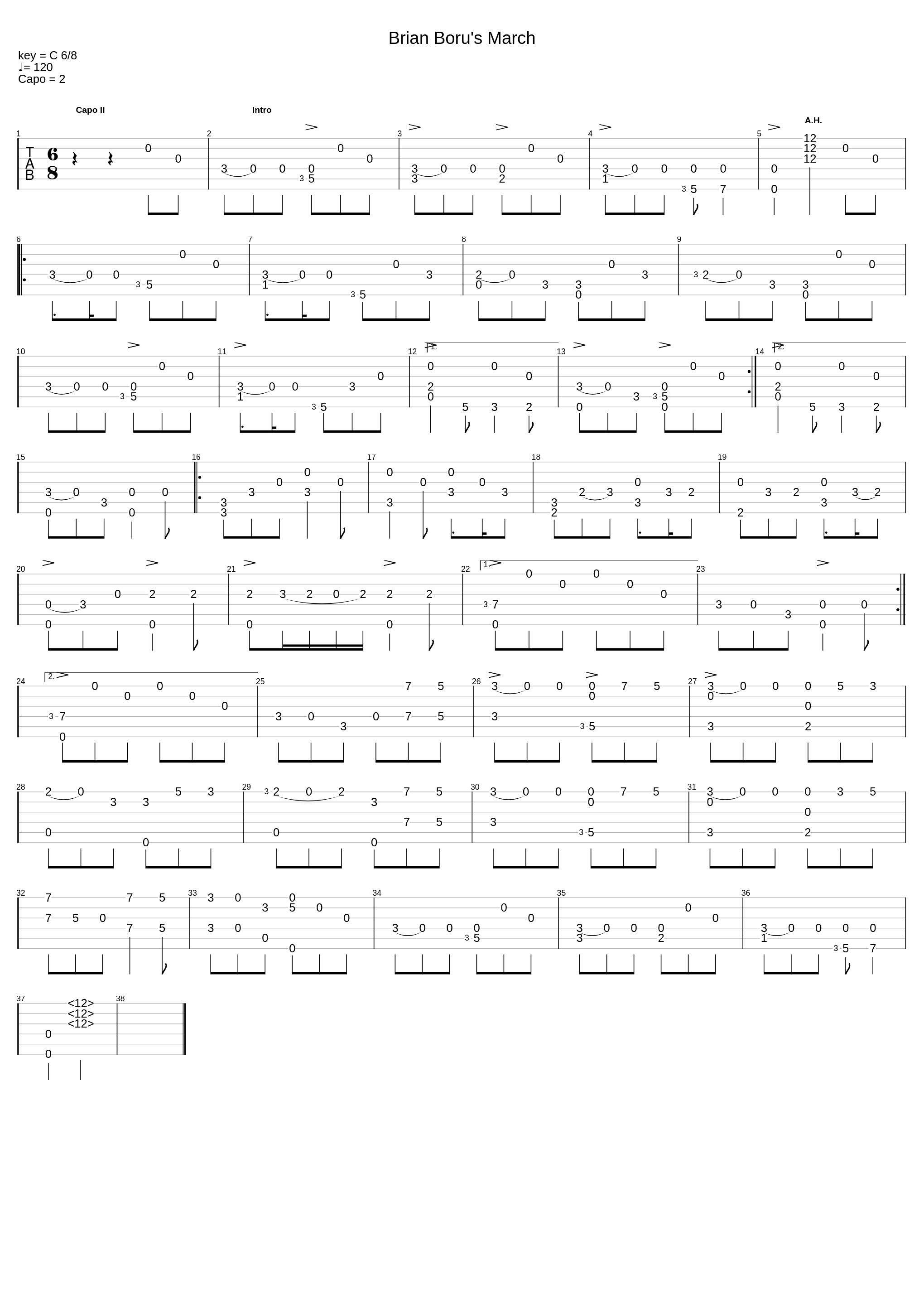 Brian Boru's March_El McMeen_1