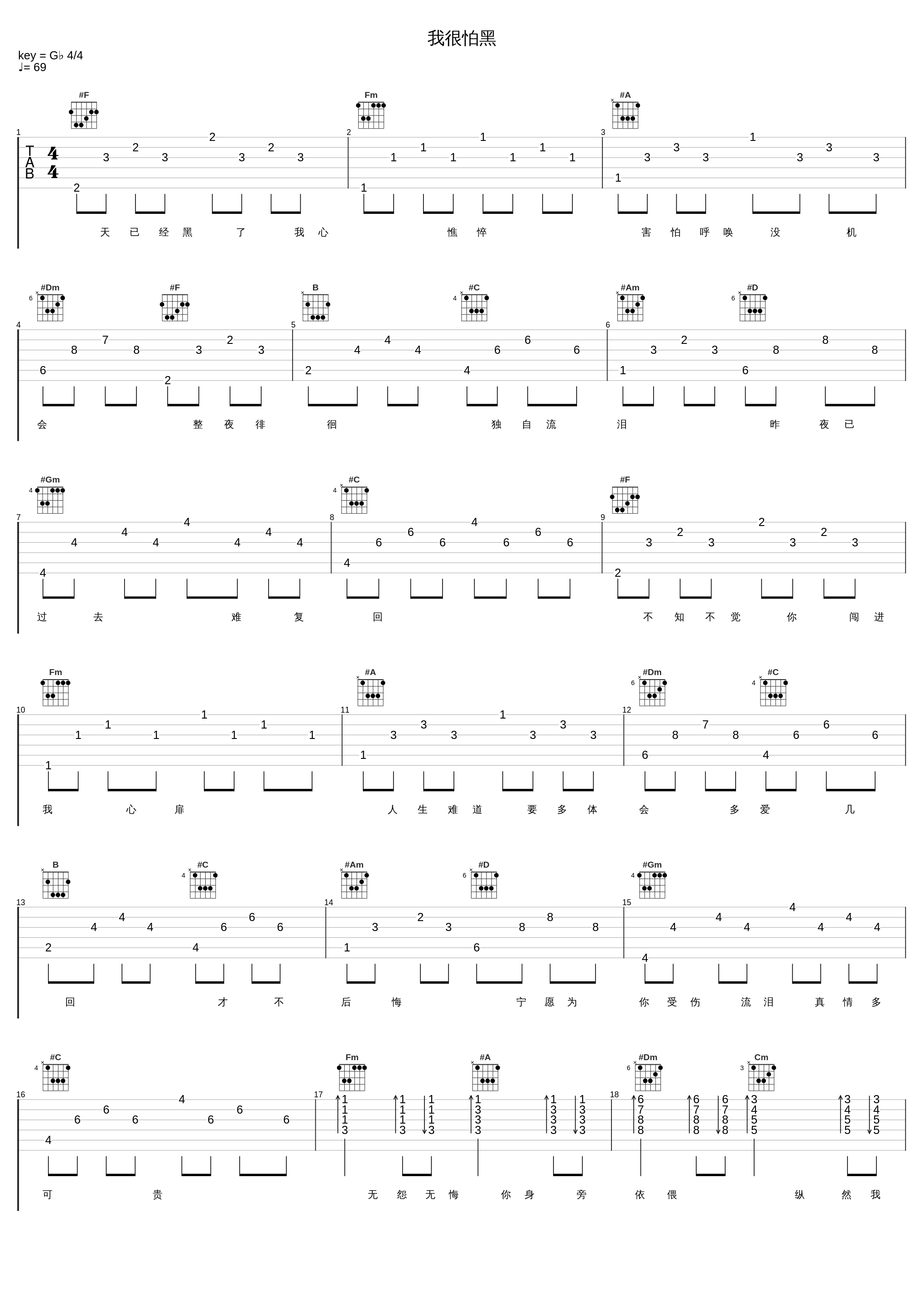 我很怕黑_蔡依林_1