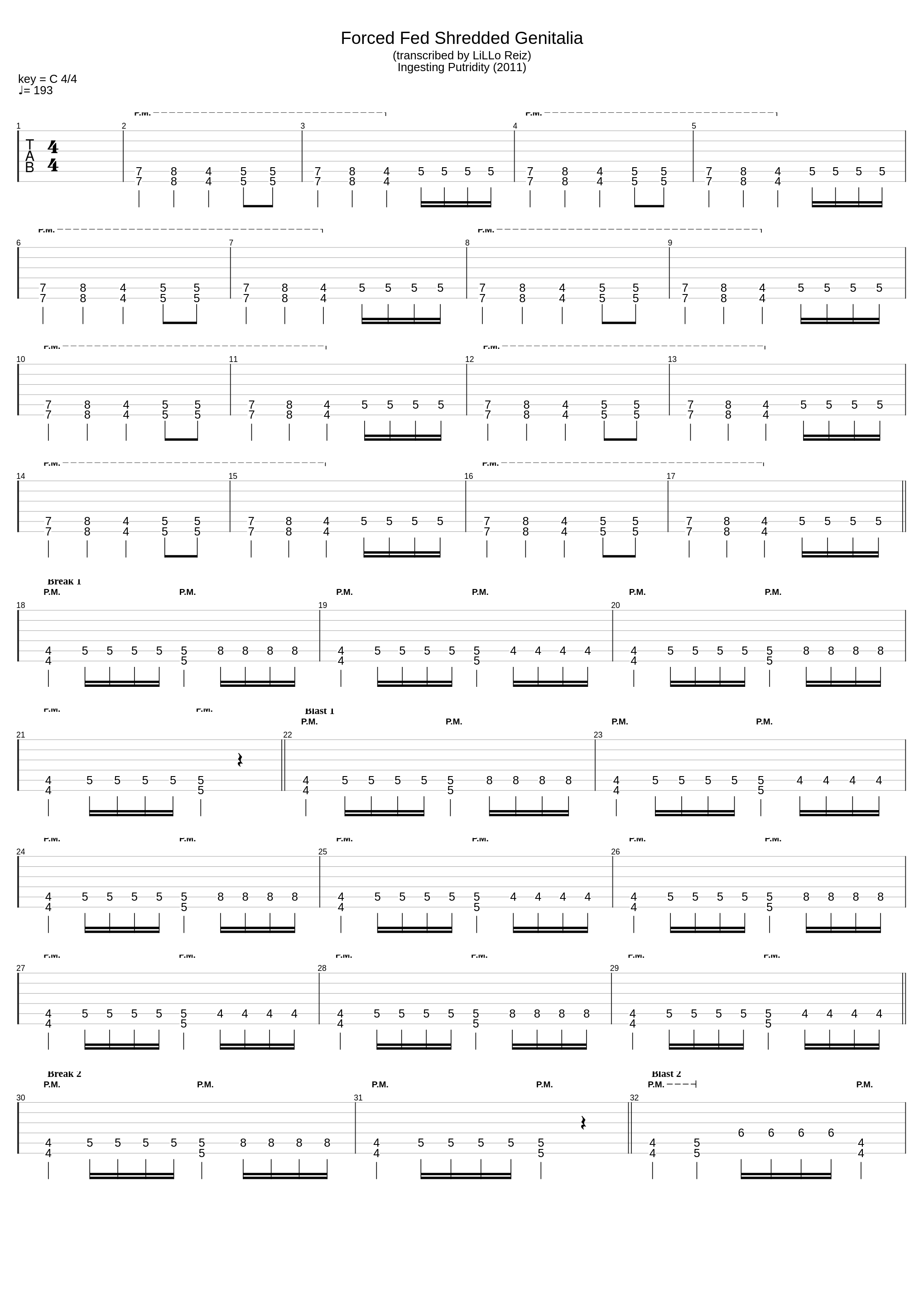 Forced Fed Shredded Genitalia_Visceral Disgorge_1