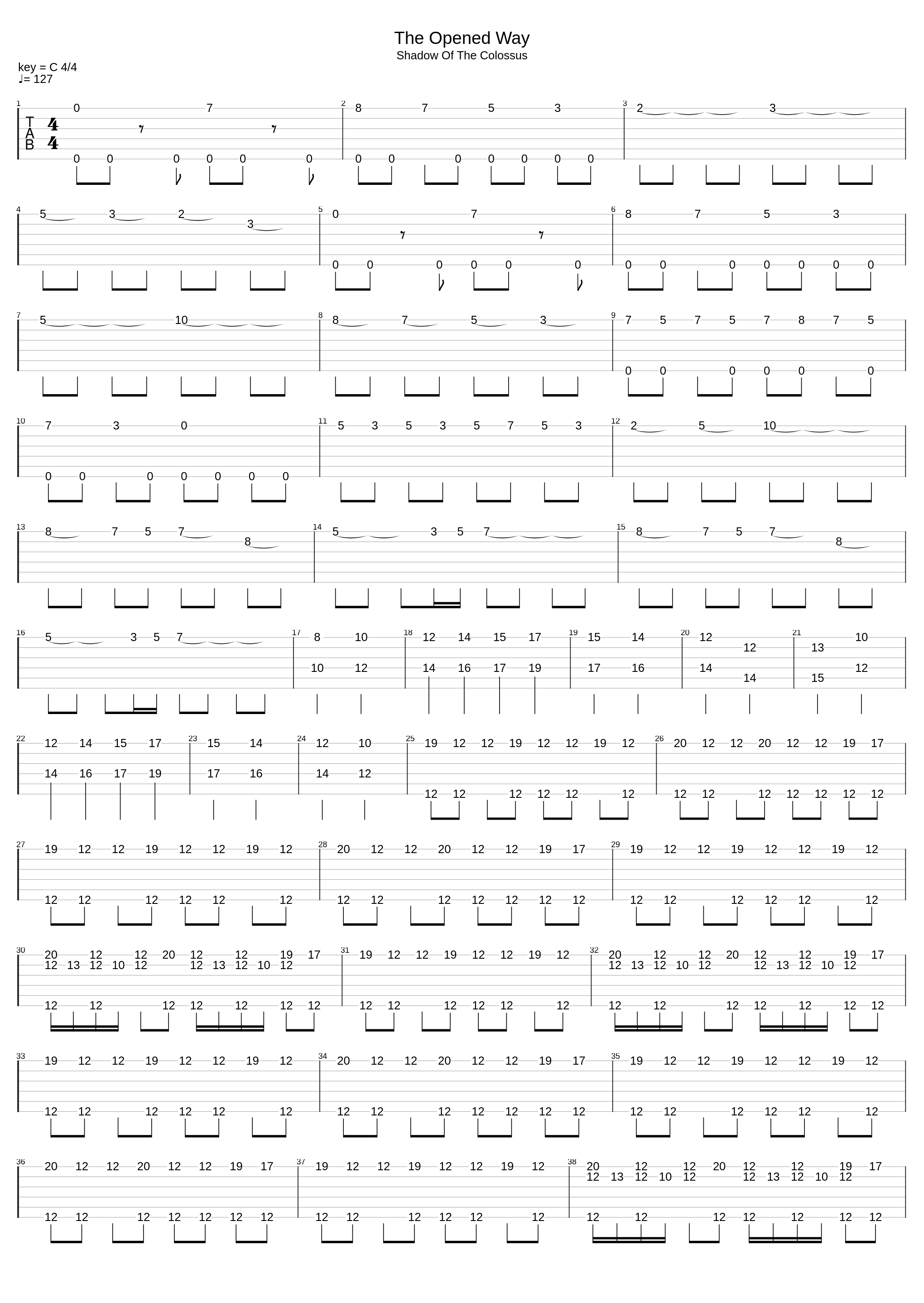 The Opened Way_Shadow Of The Colossus_1