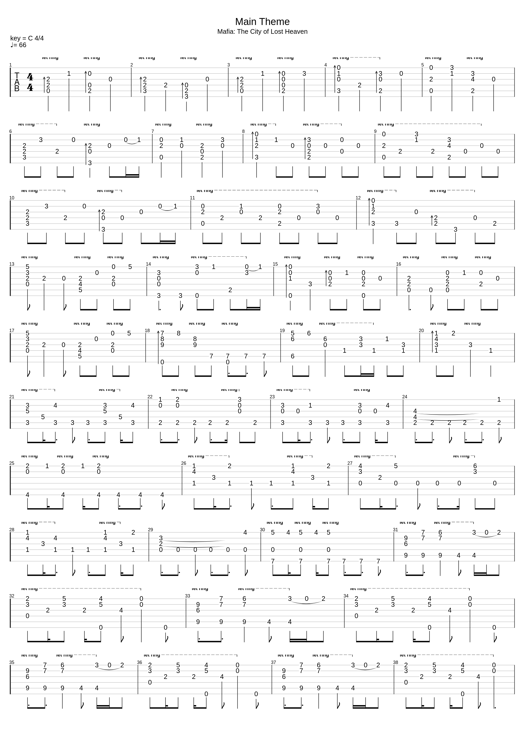 Mafia The City Of Lost Heaven Main Theme_Vladimir Simunek_1