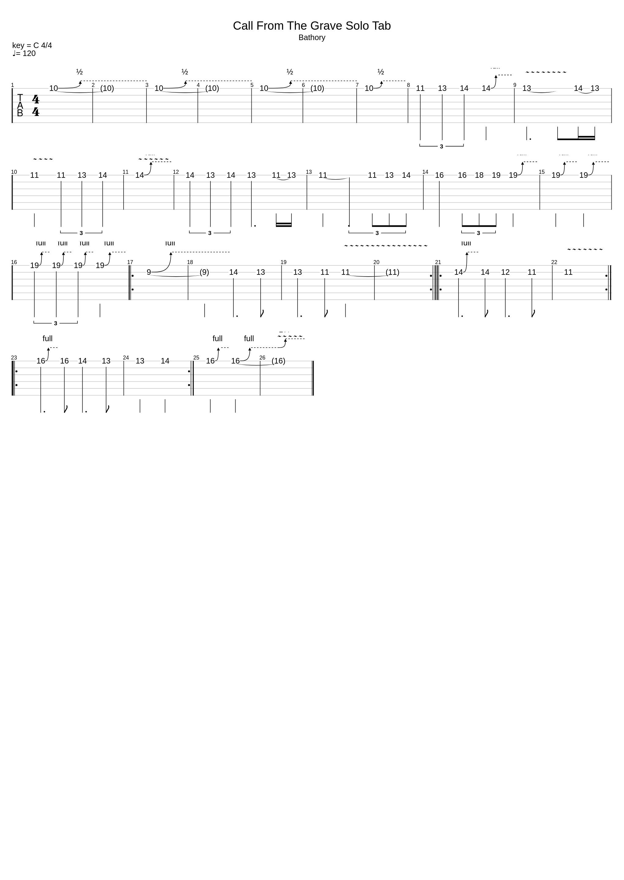 Call From The Grave Solo_Bathory_1