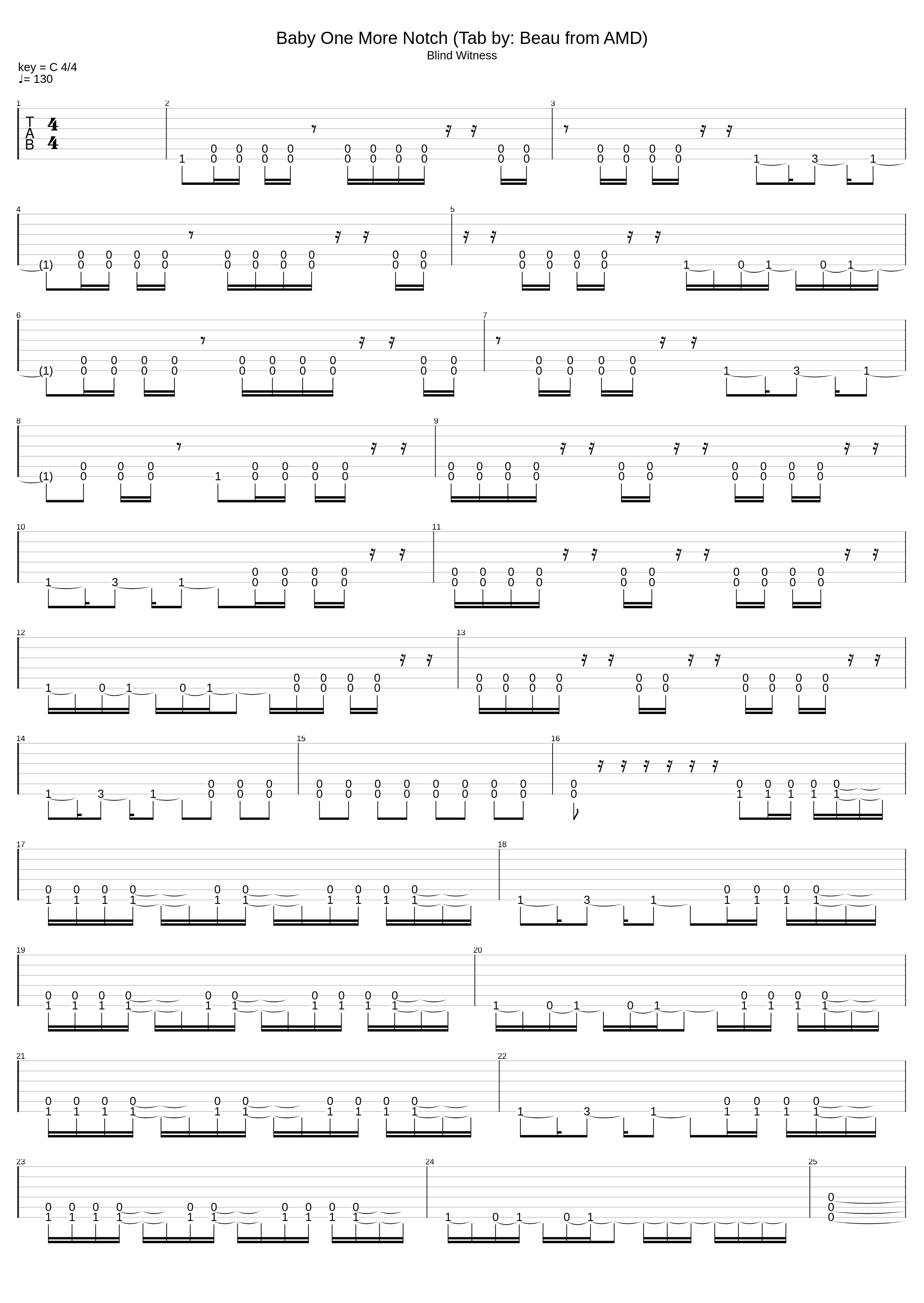 Baby One More Notch_Blind Witness_1