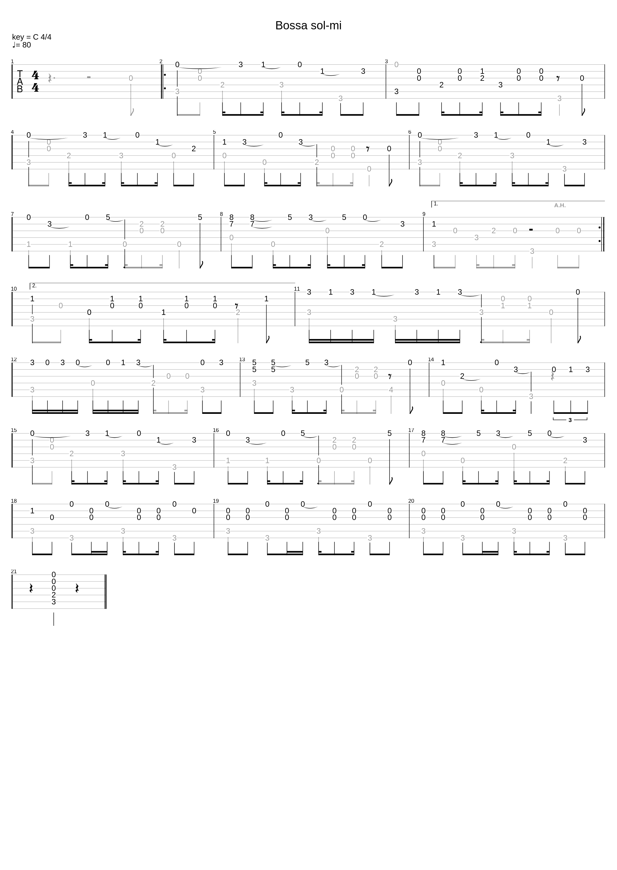 Bossa sol-mi_M. Drożdzowski, T. Stachak_1