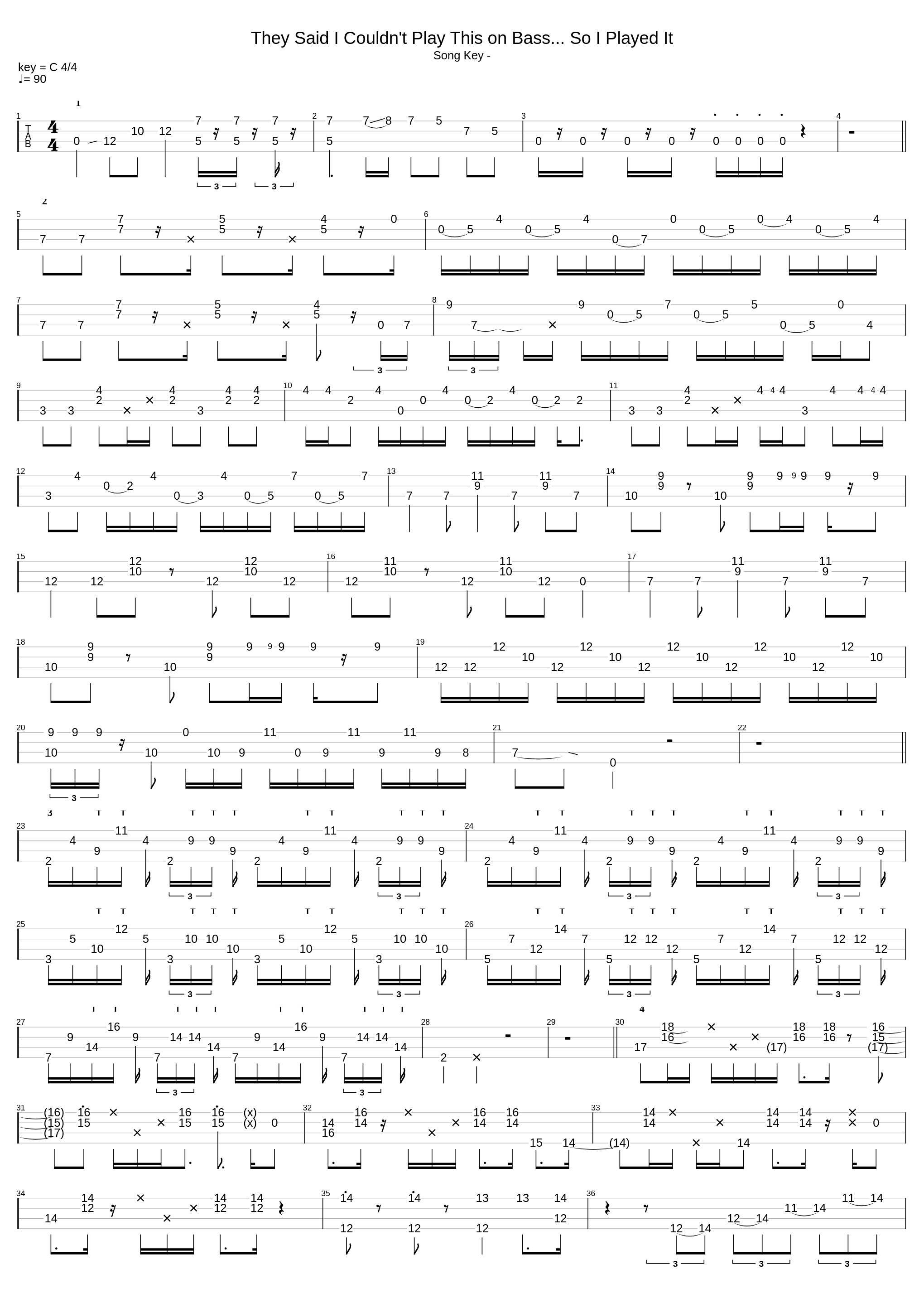 They Said I Couldnt Play This on Bass... So I Played It_Davie504_1