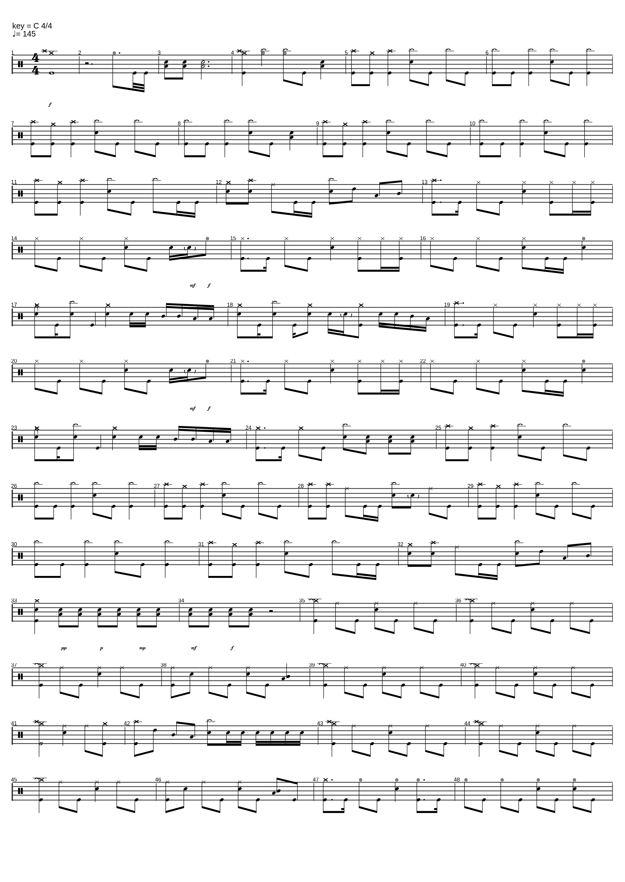 The Rumbling (Drum Solo TV-Size)_Sim_1