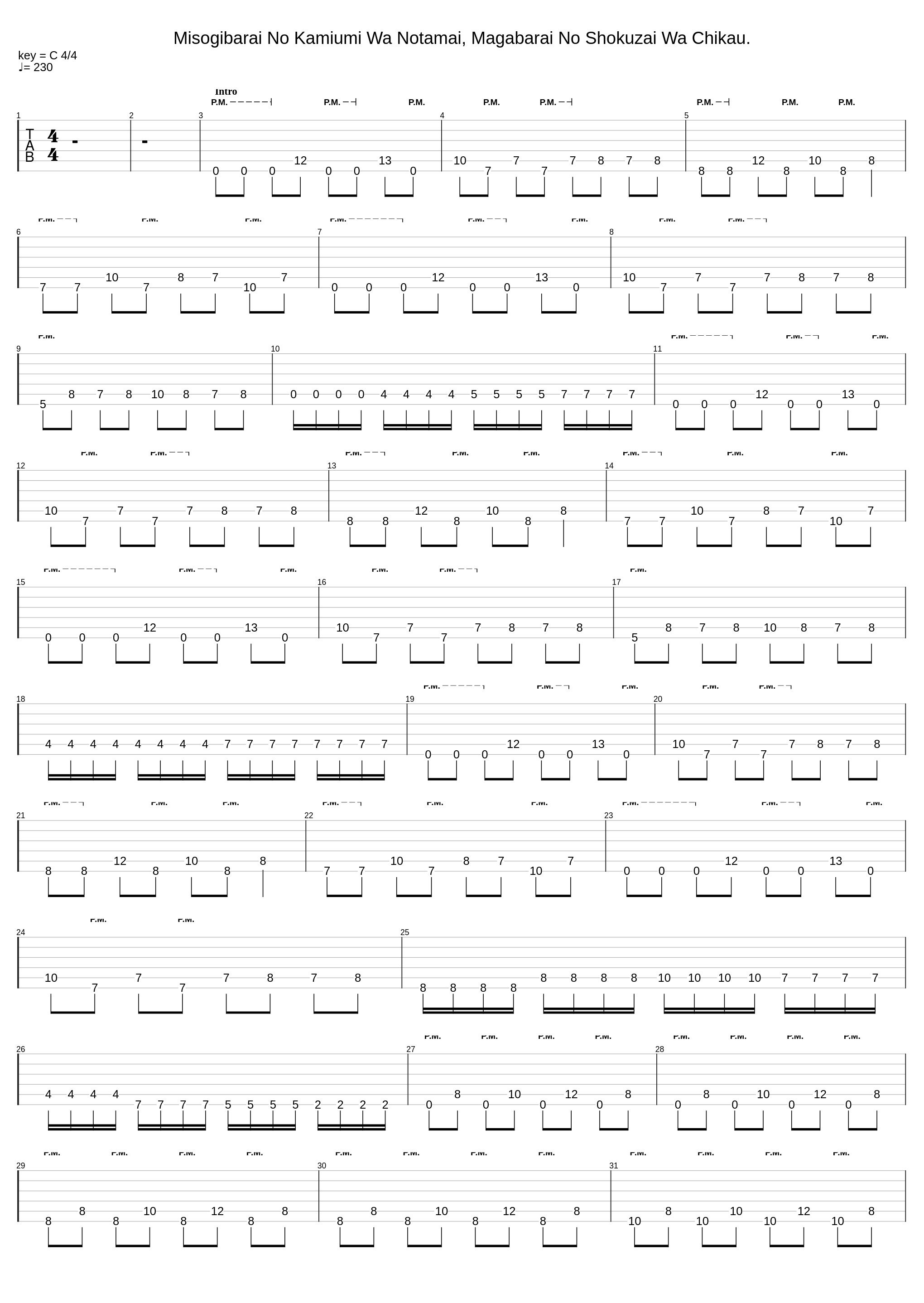 Misogibarai No Kamiumi Wa Notamai Magabarai No Shokuzai Wa Chikau_Imperial Circus Dead Decadence_1