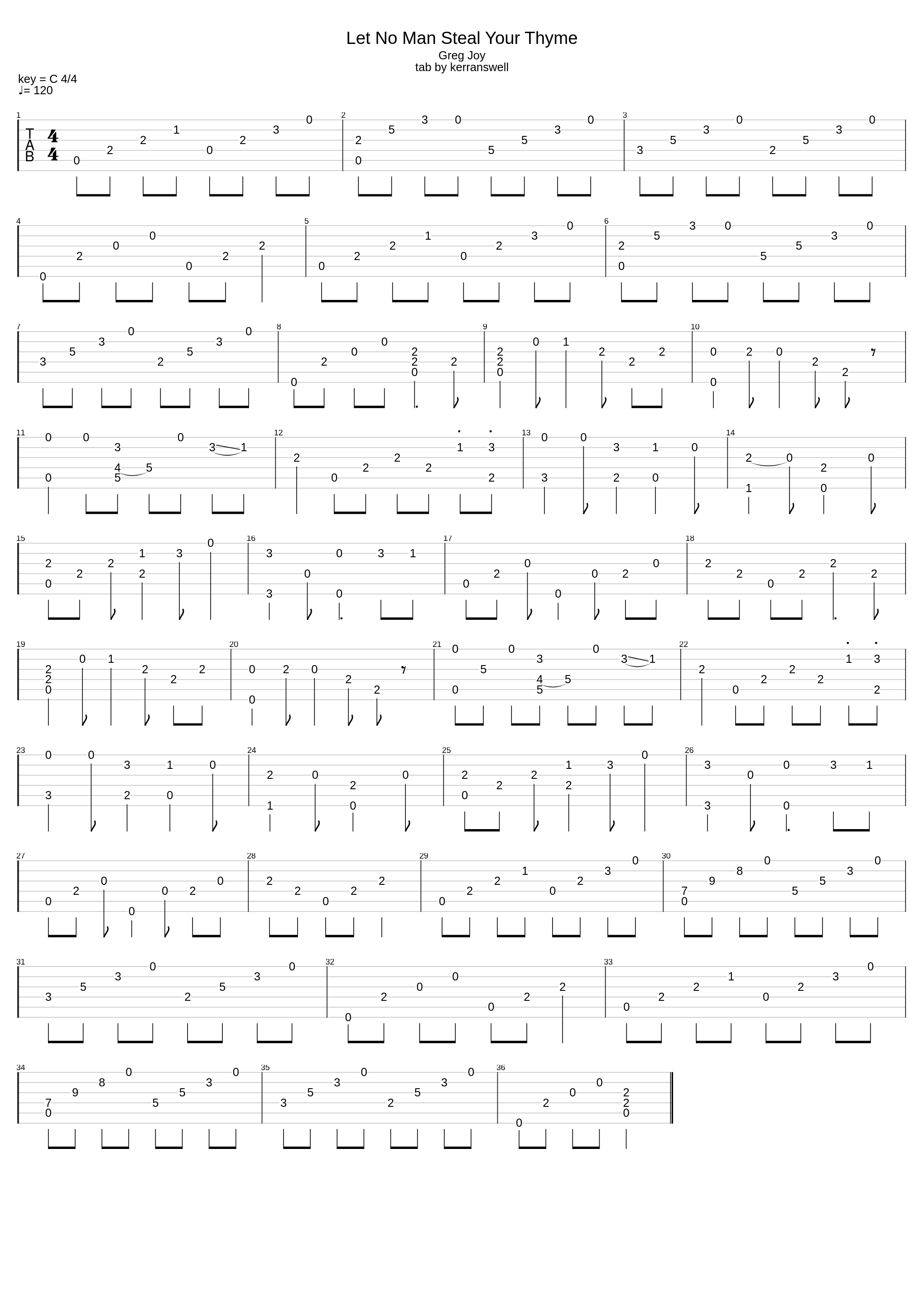 Let No Man Steal Your Thyme_Greg Joy_1