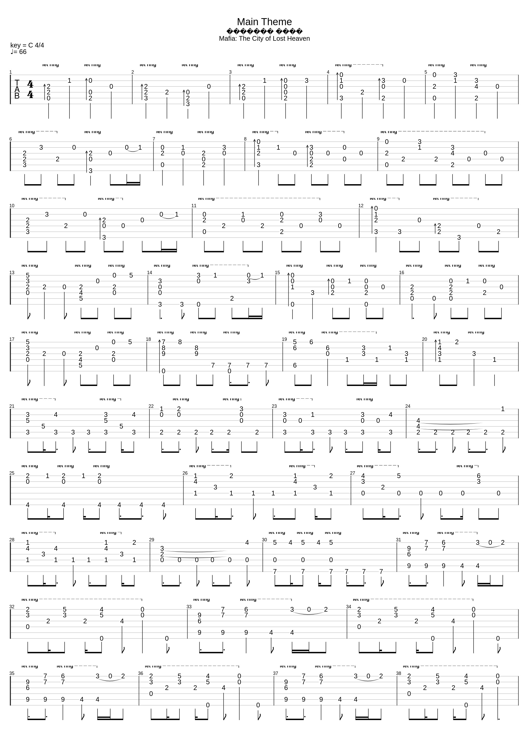 The City Of Lost Heaven (Mafia Ost)_Vladimir Simunek_1