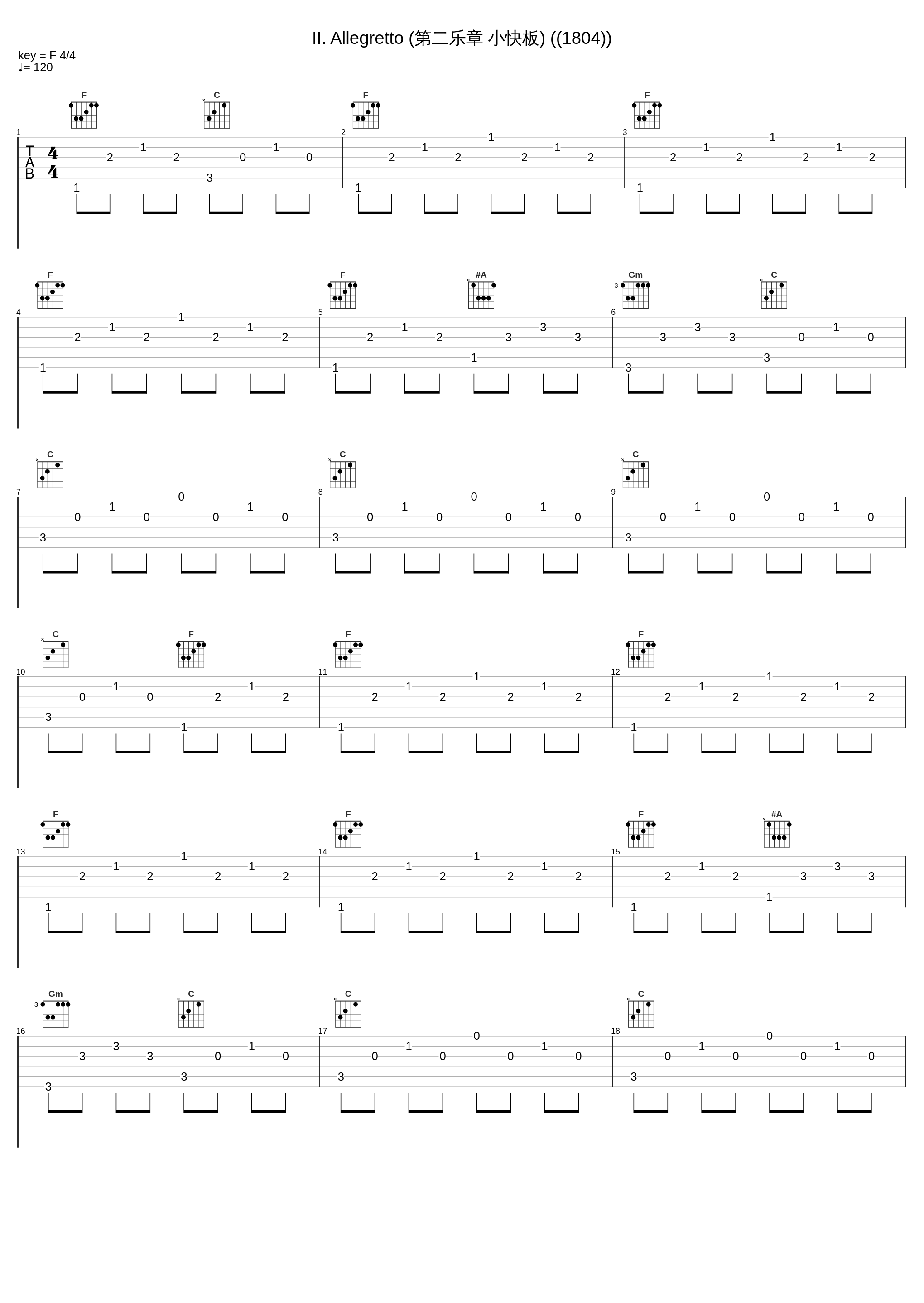II. Allegretto (第二乐章 小快板) ((1804))_Wilhelm Kempff_1