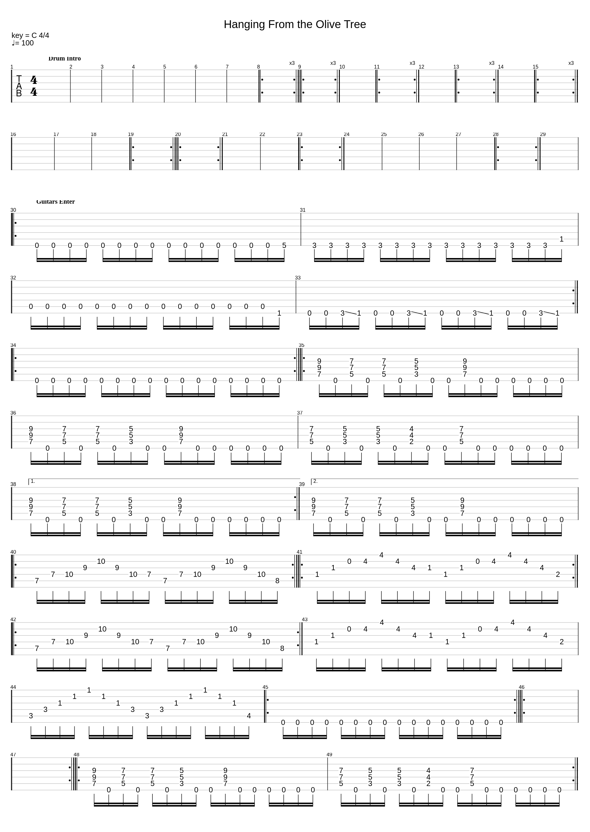 Hanging From The Olive Tree_The Spot_1