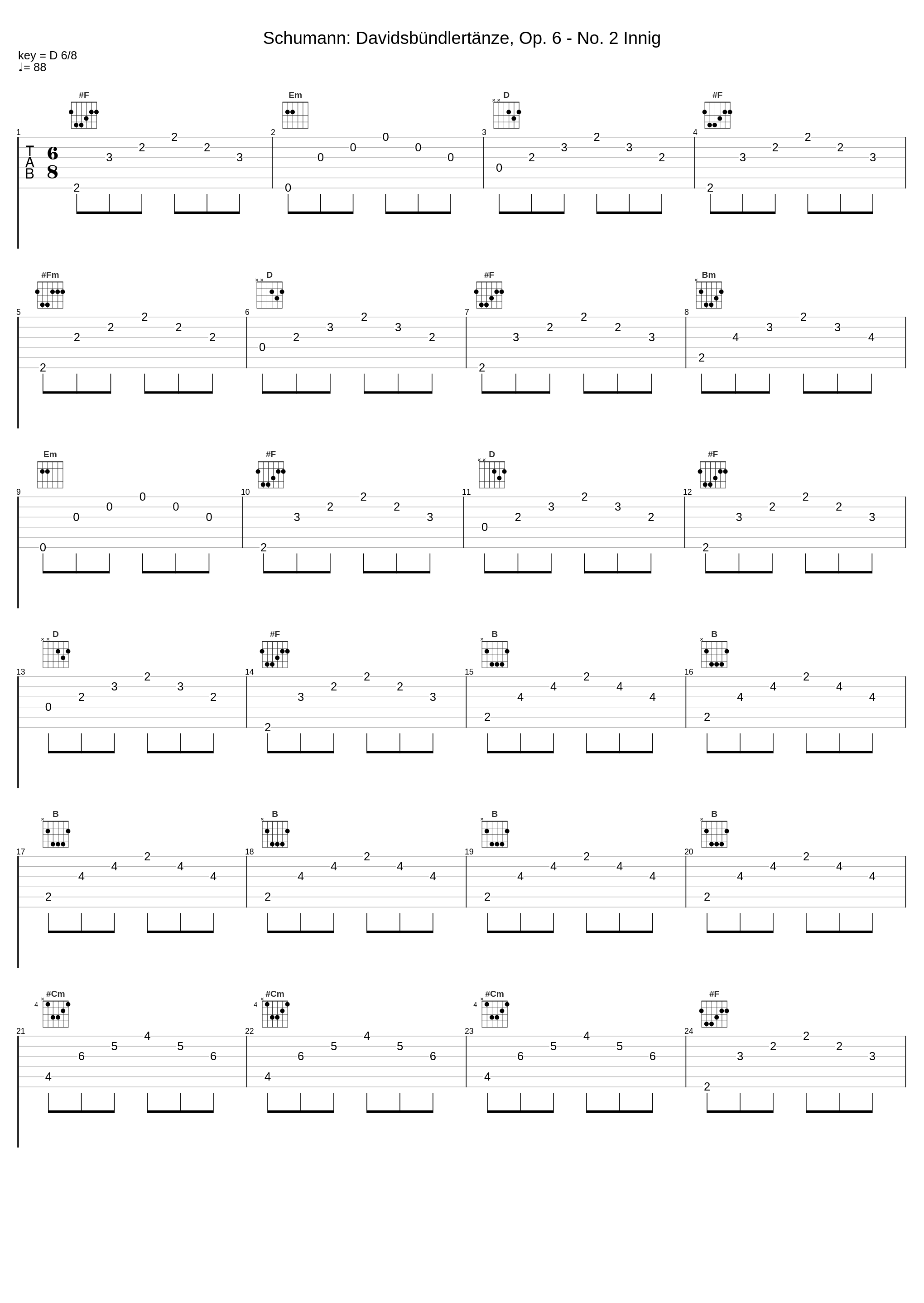 Schumann: Davidsbündlertänze, Op. 6 - No. 2 Innig_Wilhelm Kempff_1