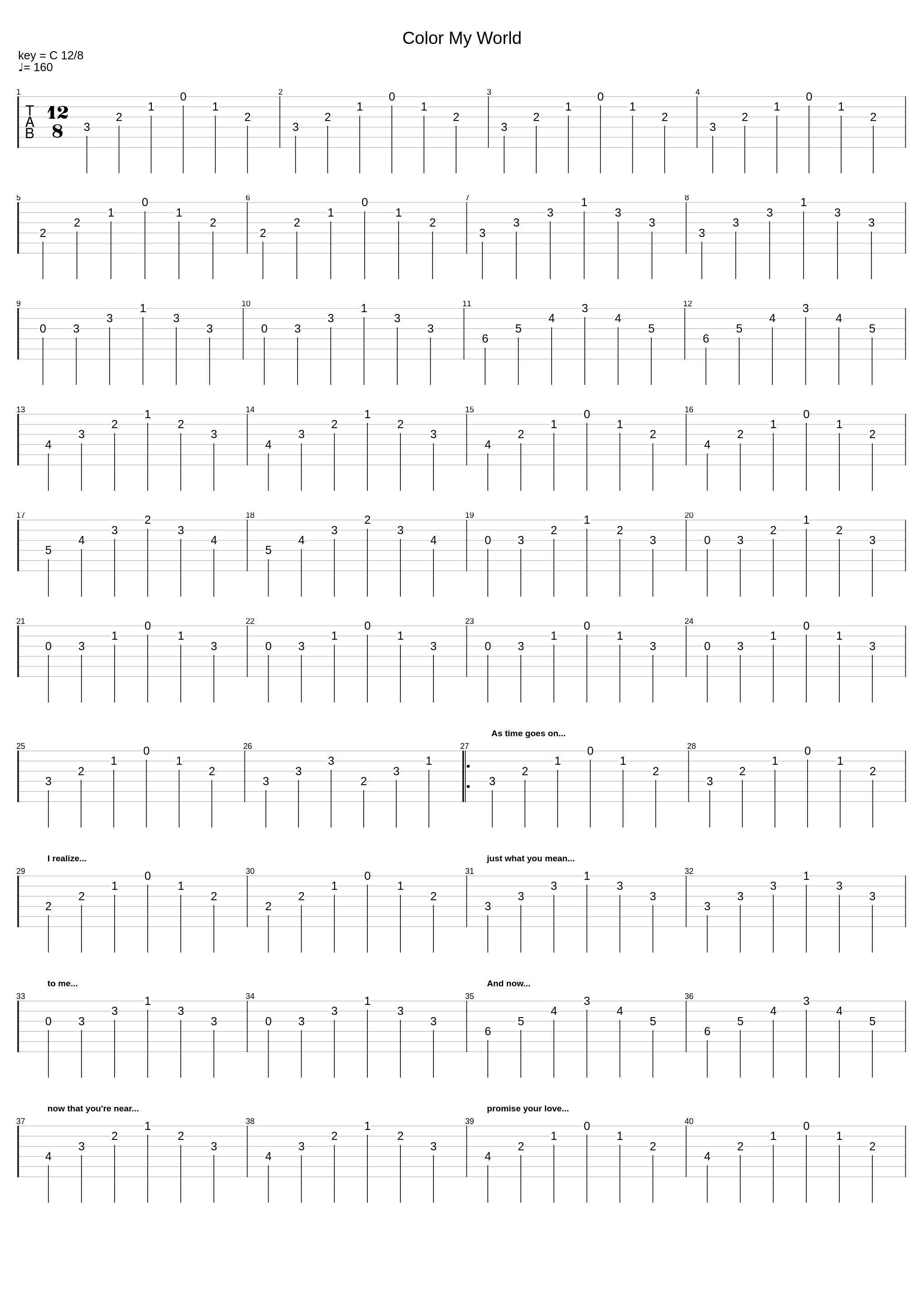 Color My World_Chicago (Tabbed By Jazrael De Guzman)_1