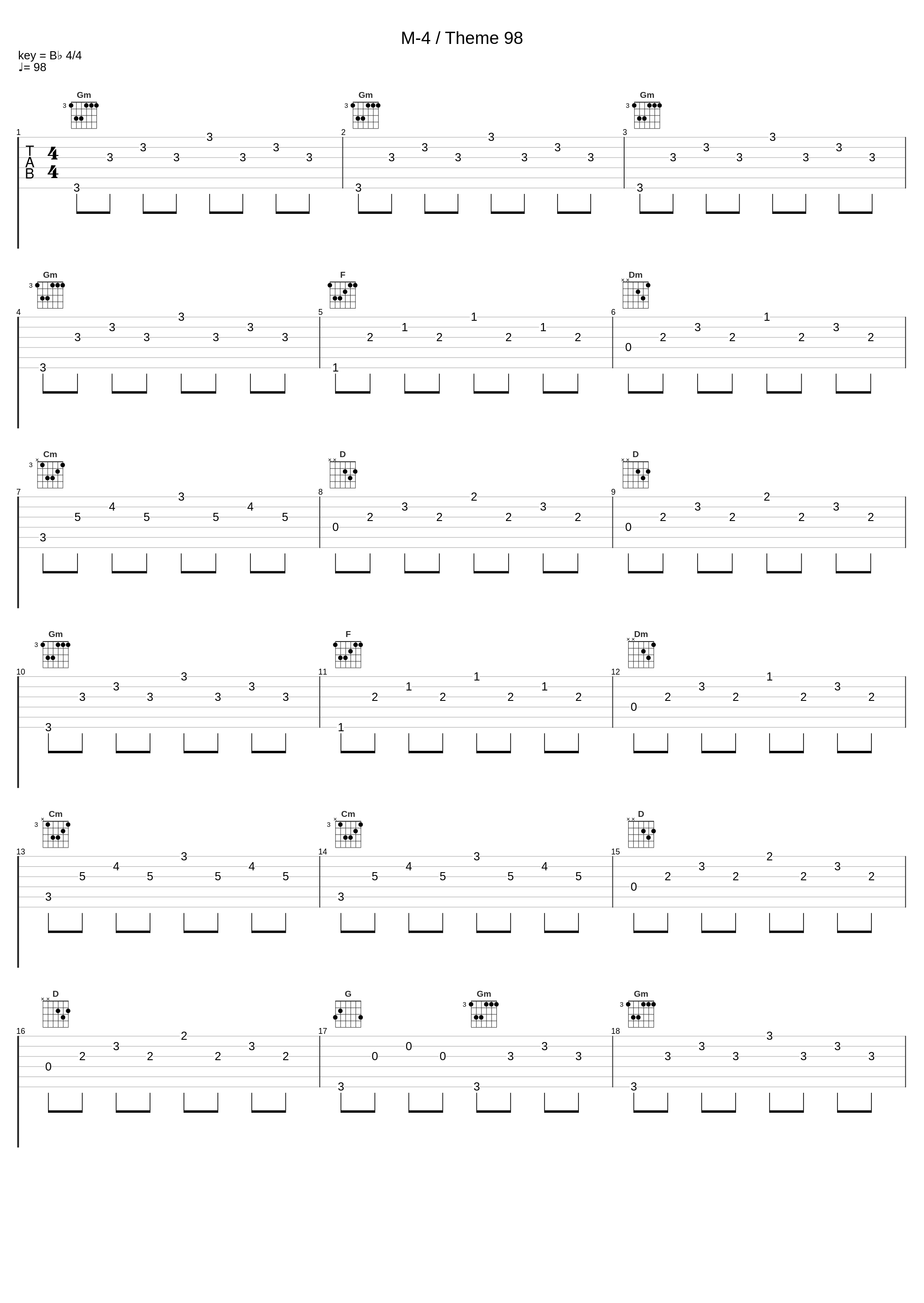 M-4 / Theme 98_梅林茂,Shigeru Umebayshi_1