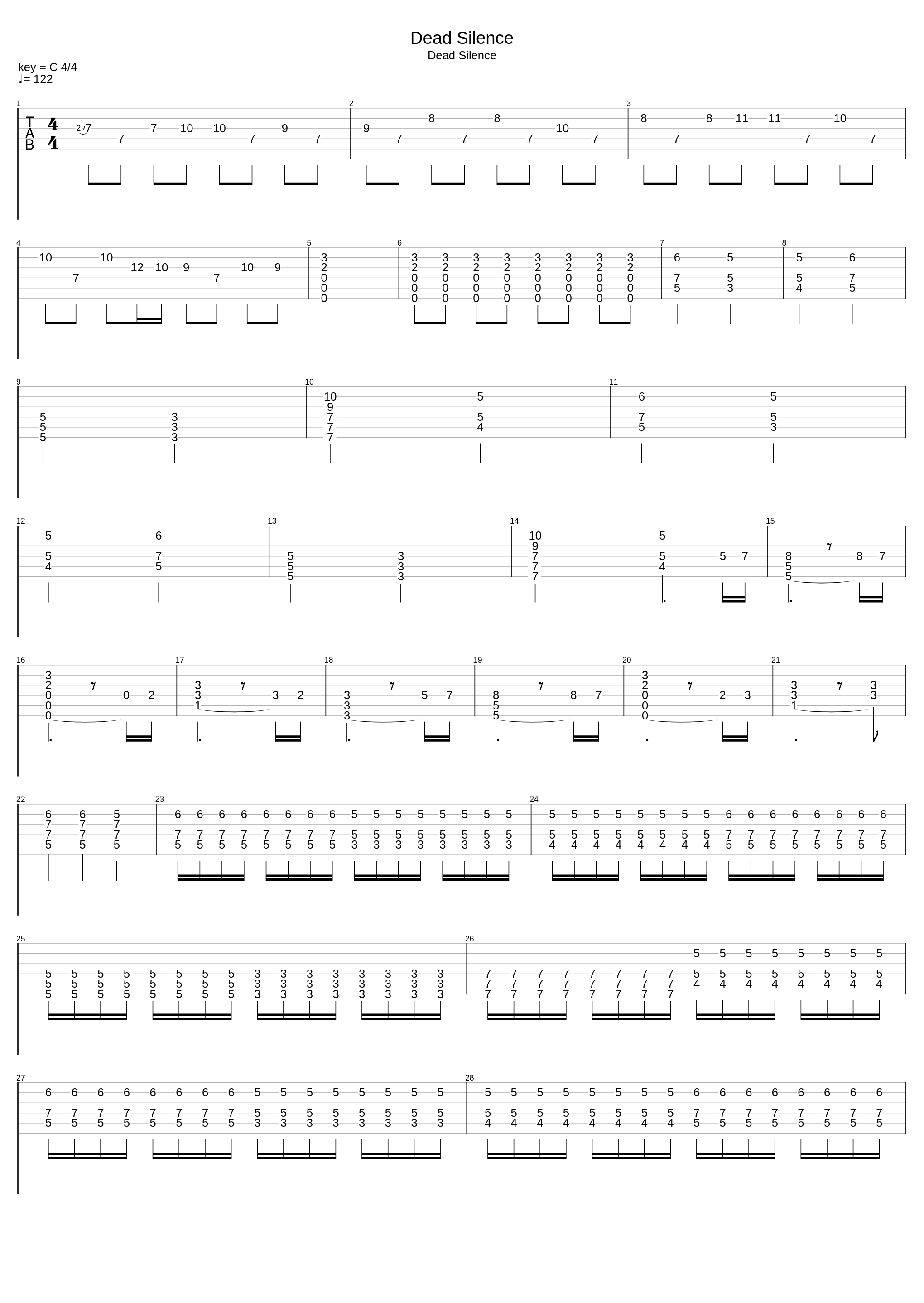 Dead Silence_Billy Talent_1