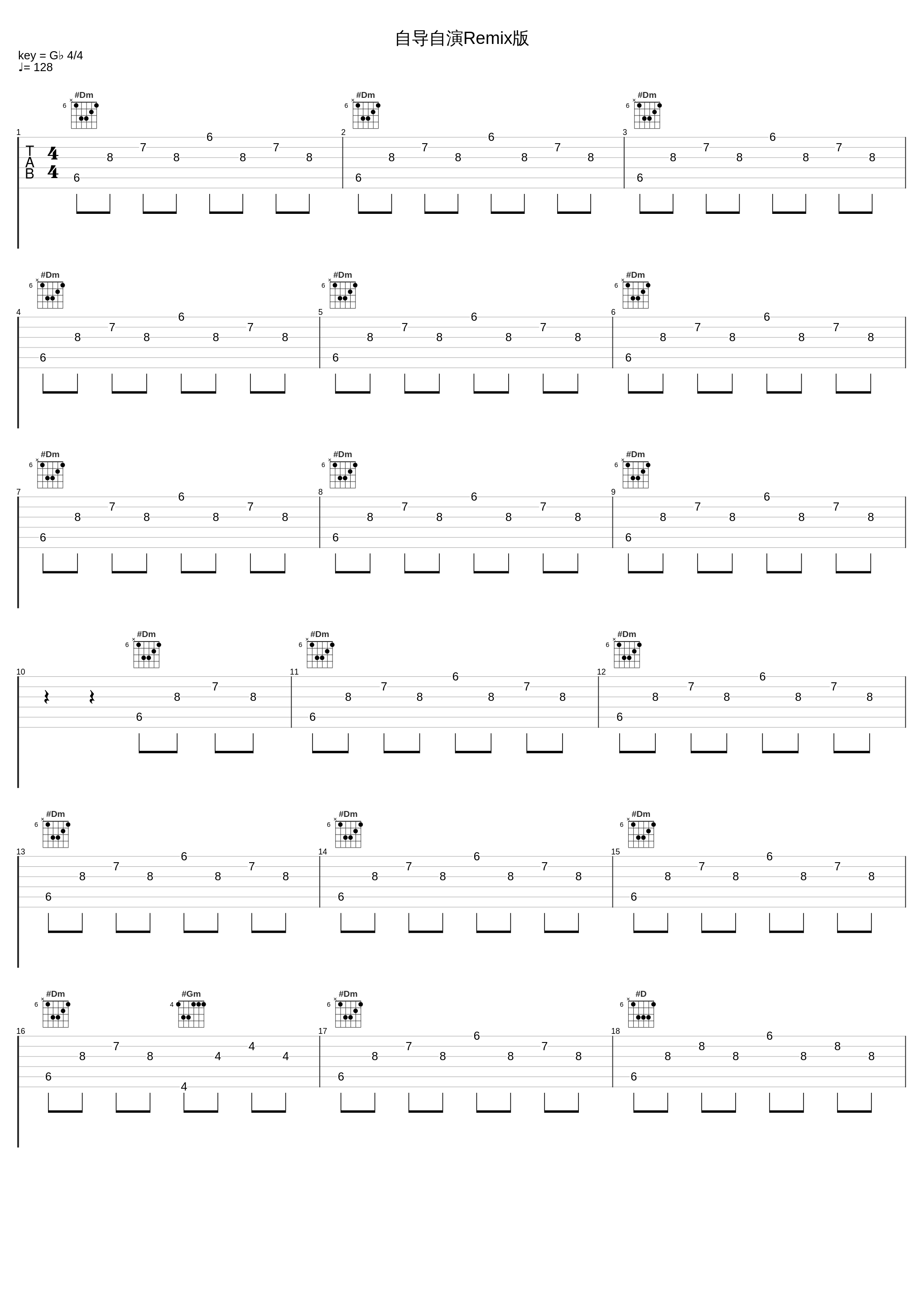 自导自演Remix版_吕口口_1