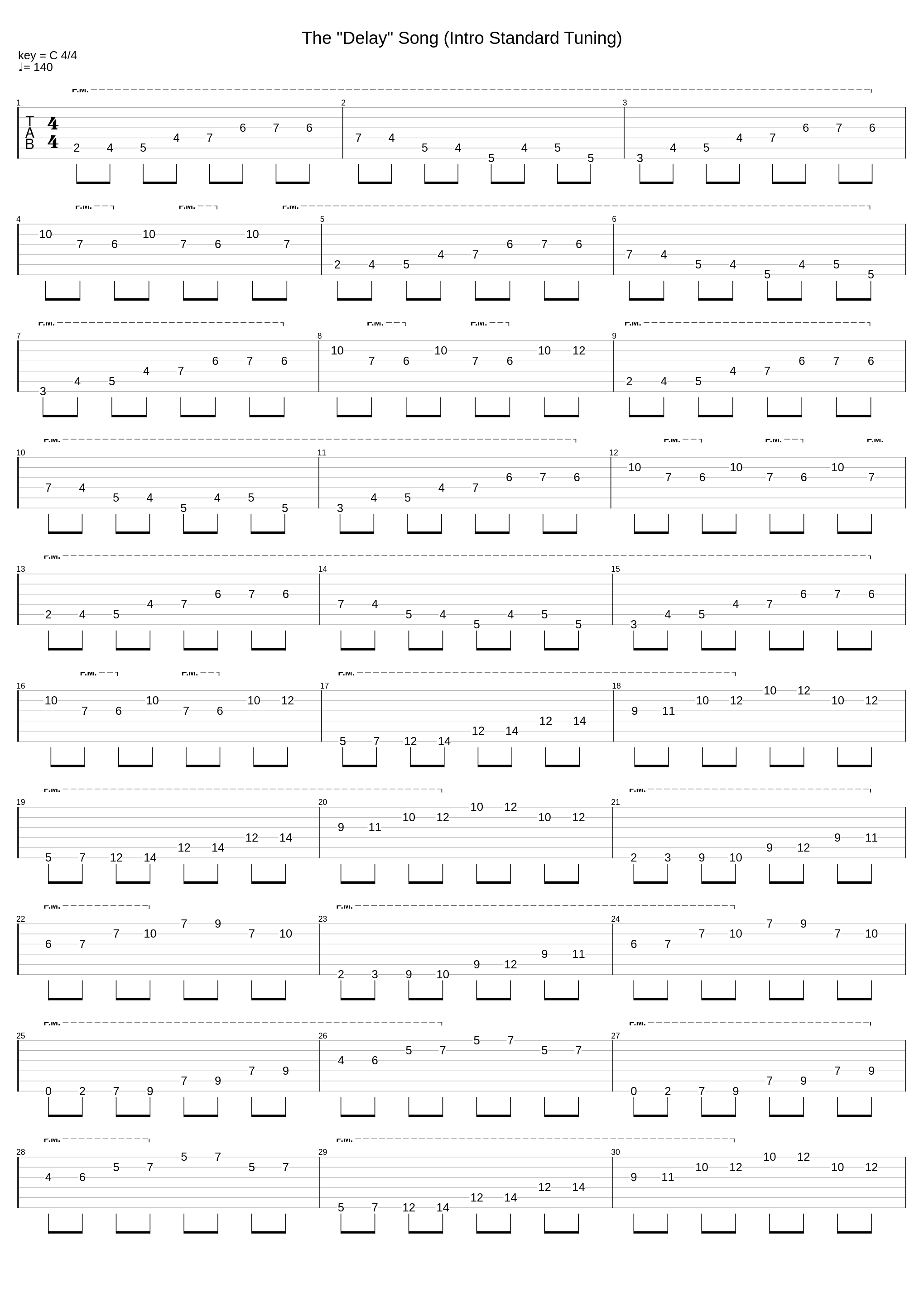 The "Delay" Song Intro (Standard Tuning)_Kmac2021_1