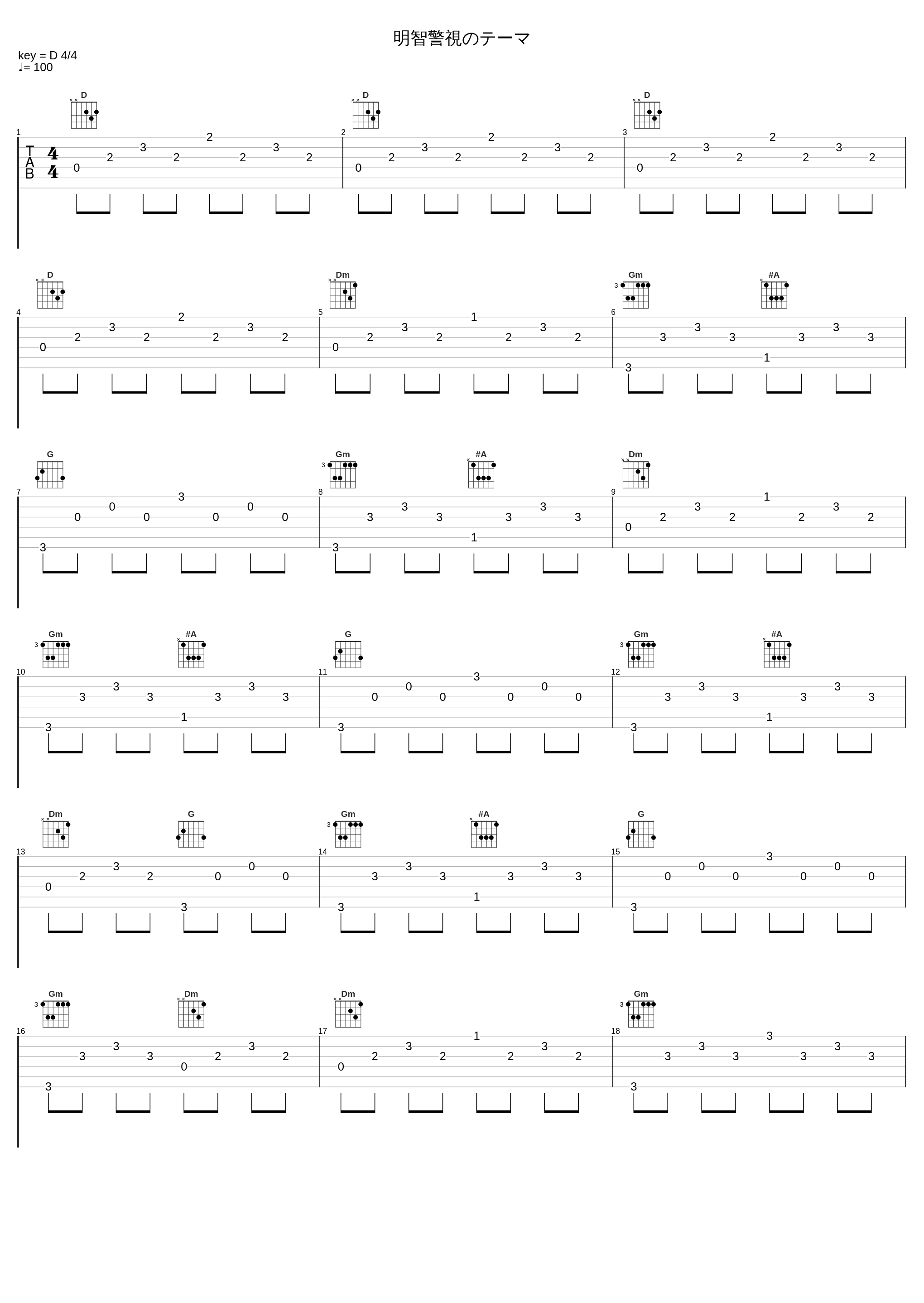 明智警視のテーマ_和田薫_1