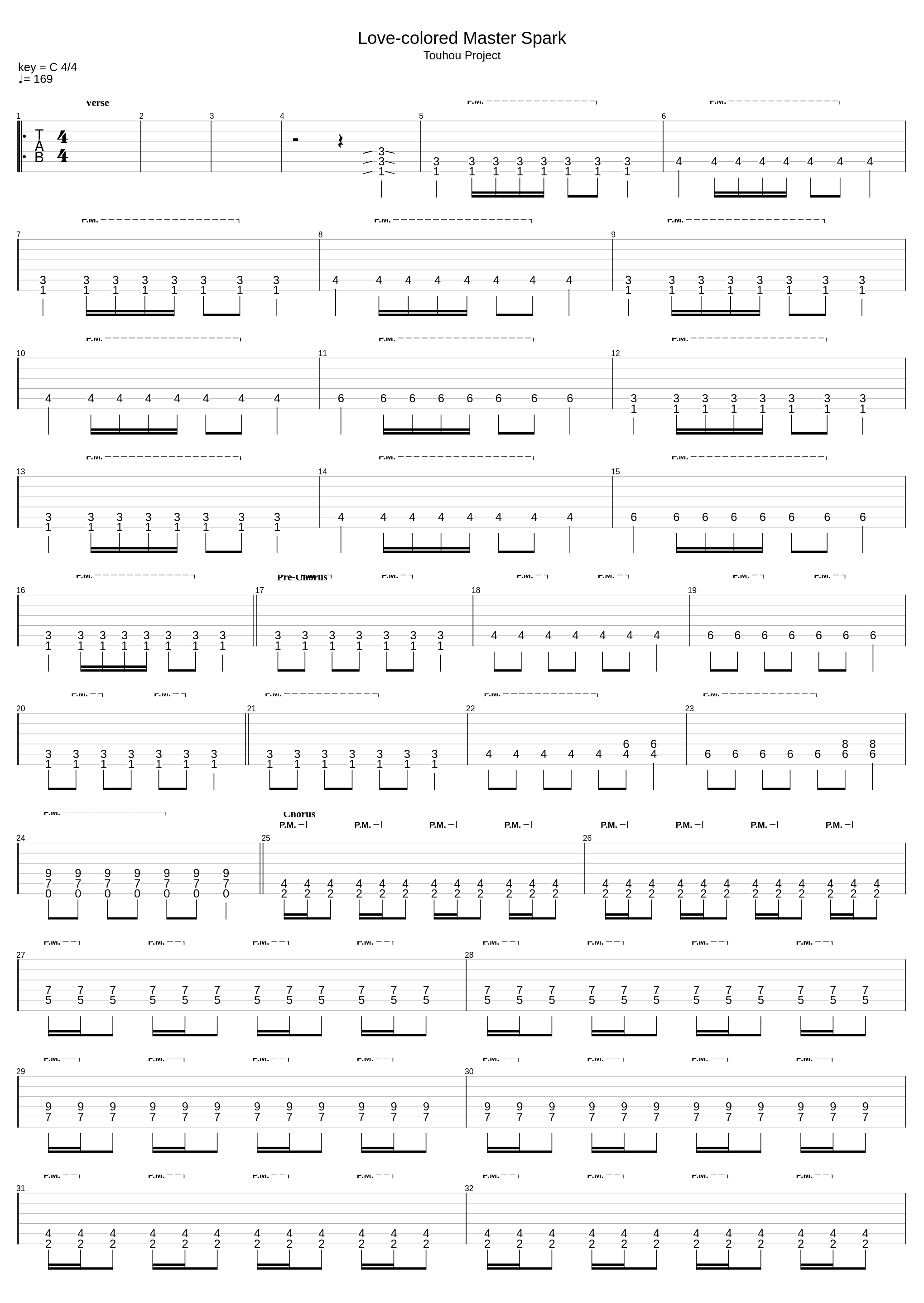 Love-Coloured Master Spark_Touhou Project_1