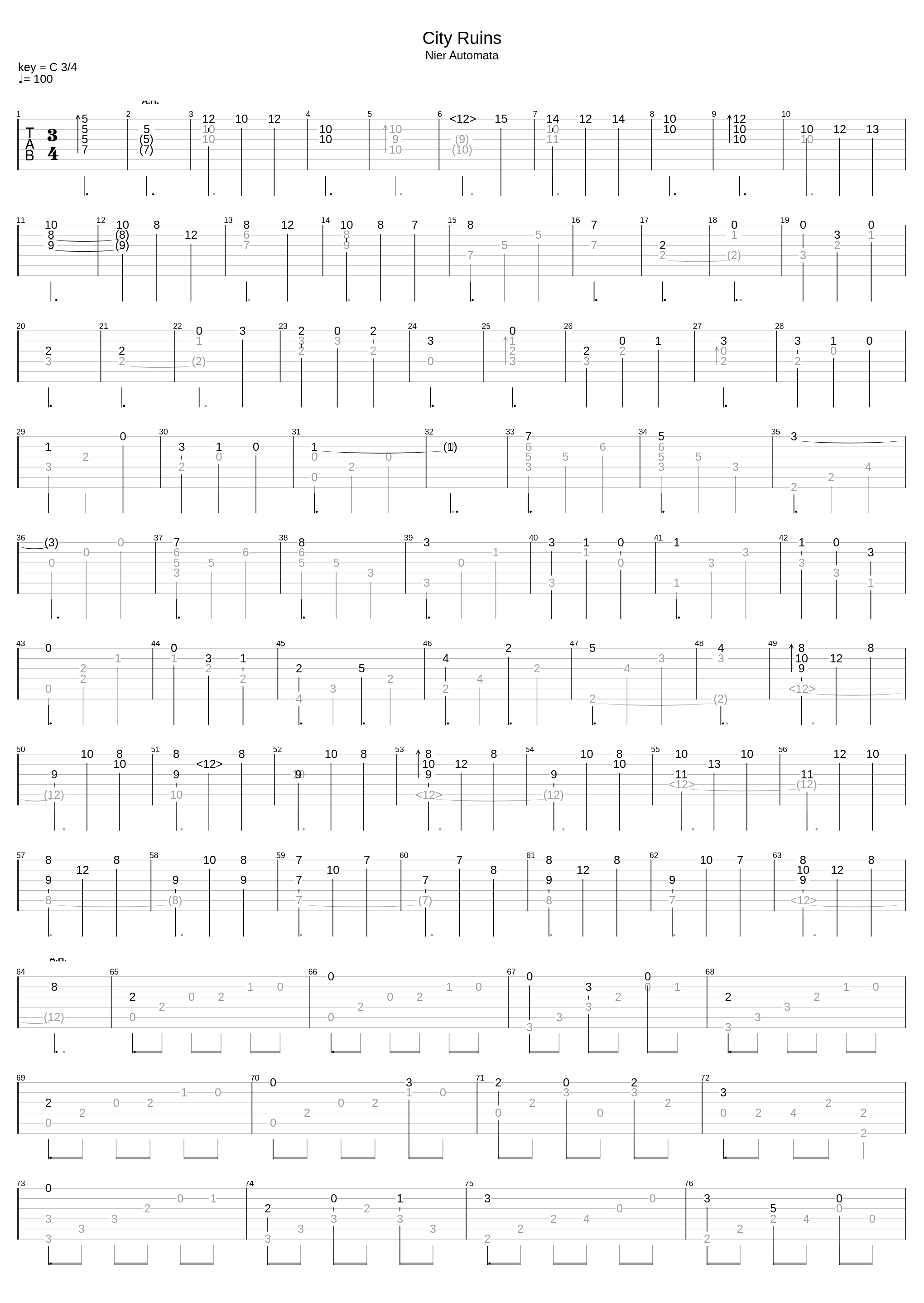 City Ruins_Nier Automata_1