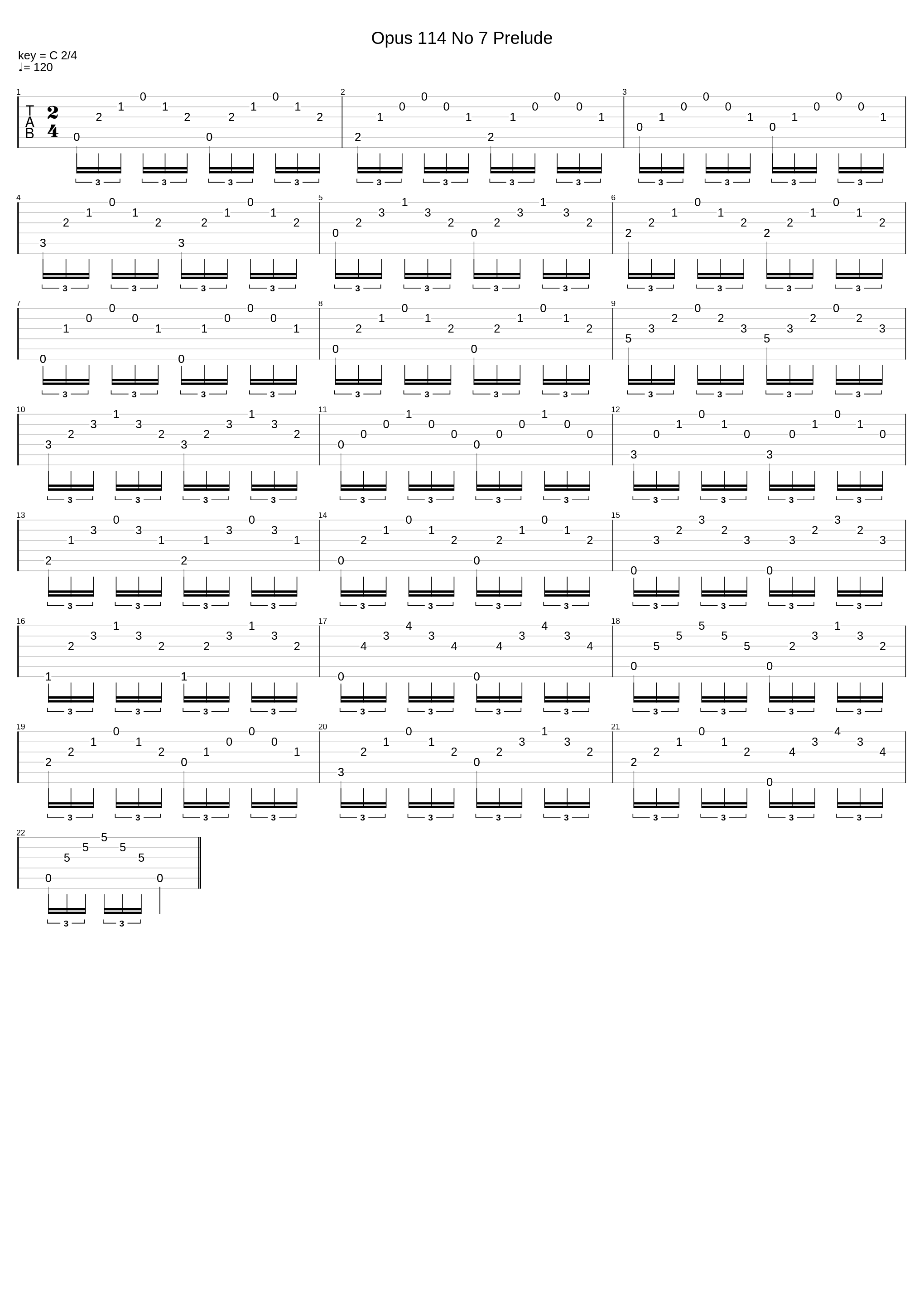 Opus 114 No 7 Prelude_Ferdinando Carulli_1