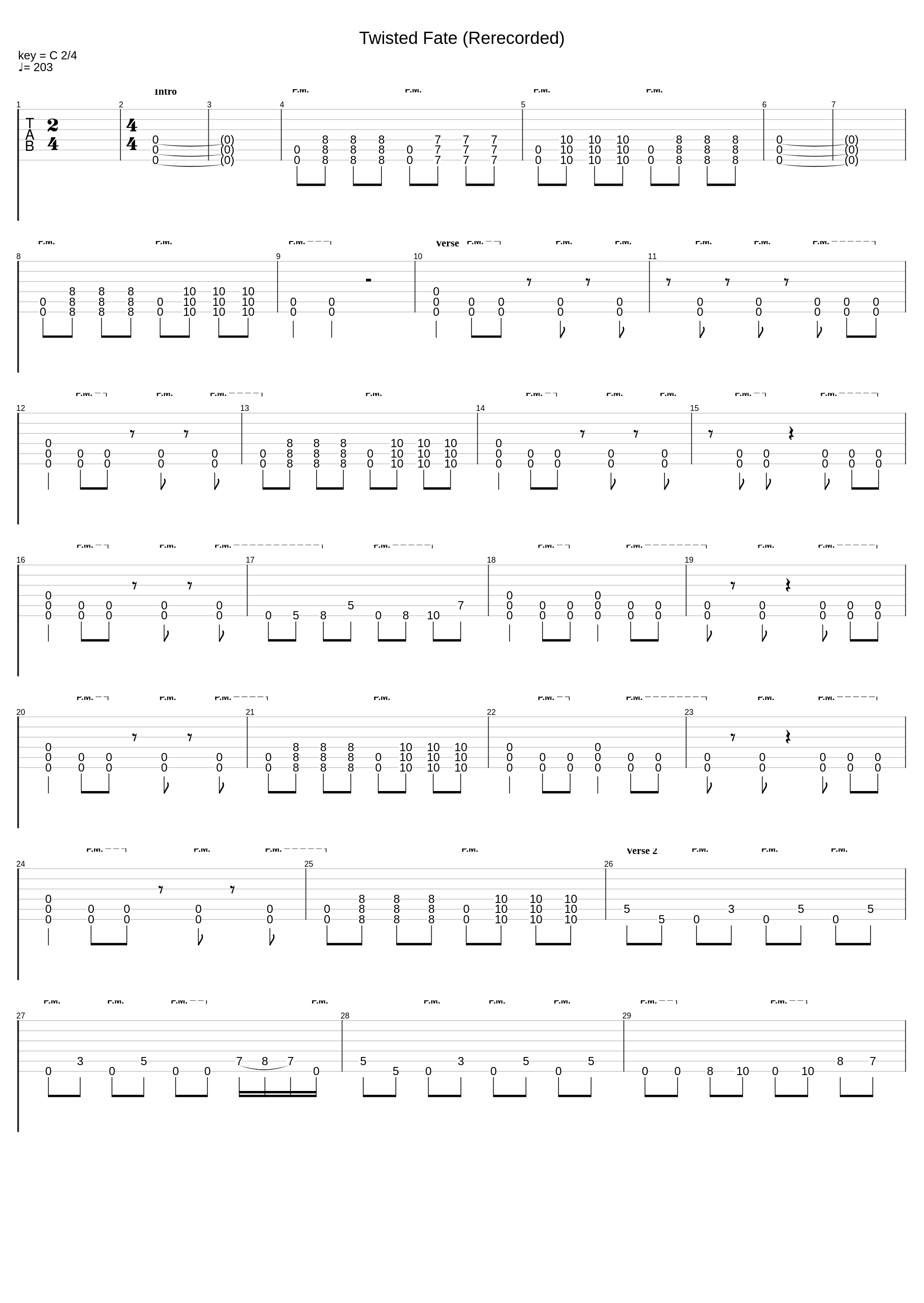 Twisted Fate (Rerecorded)_Crystal Lake_1