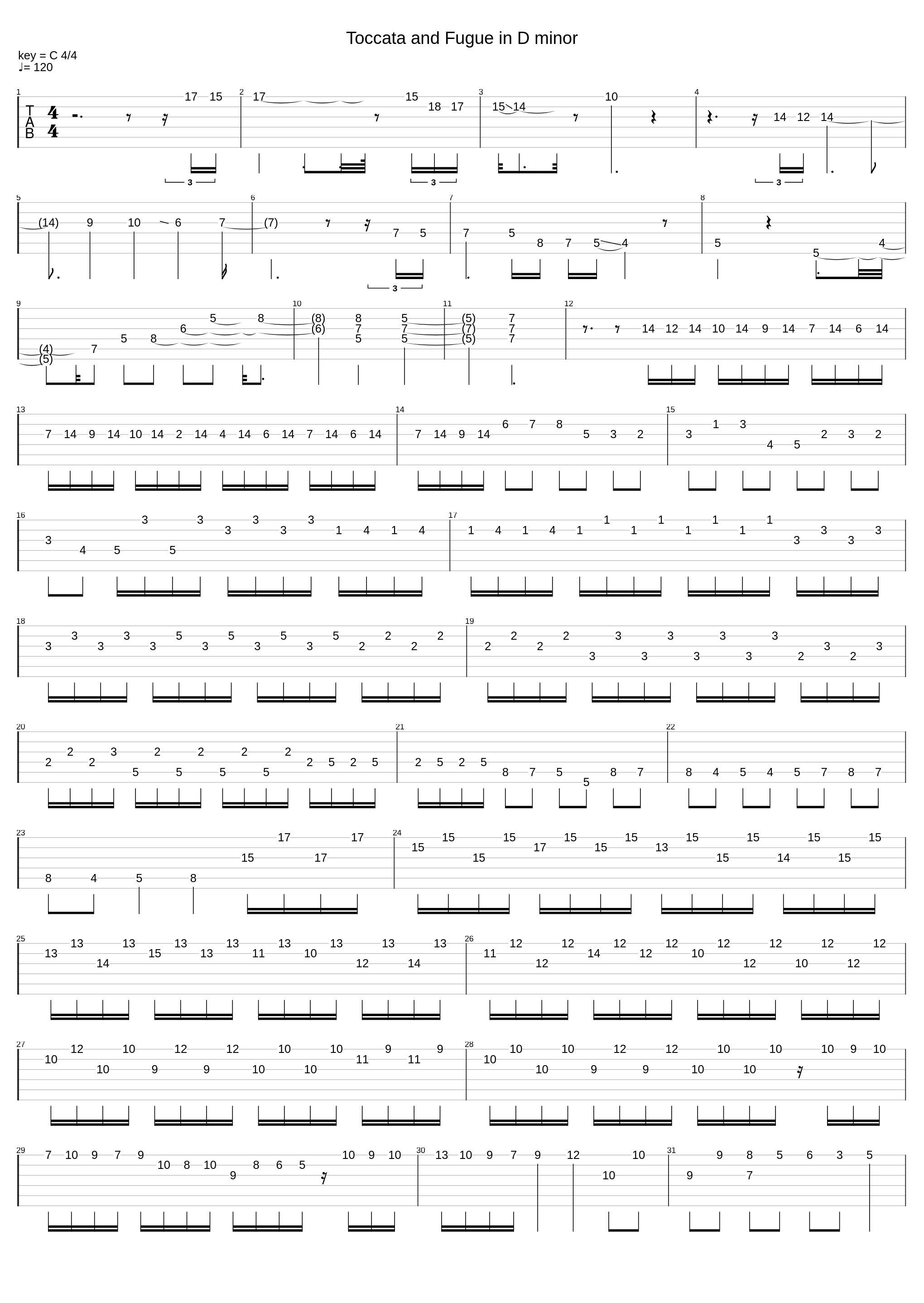 Toccata and Fugue in D minor_Dan Mumm_1