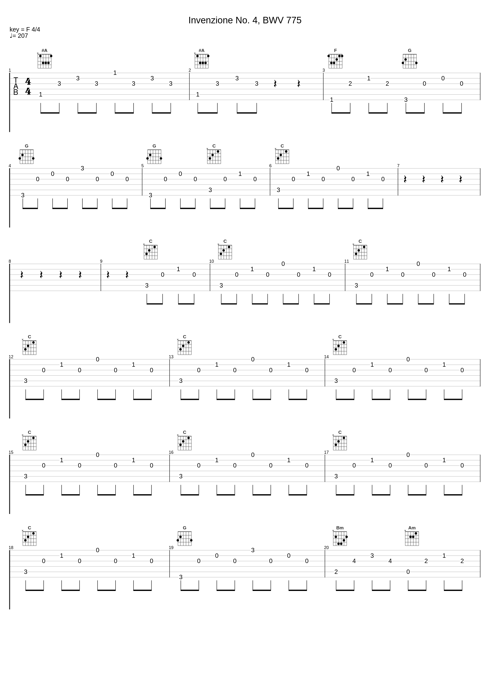 Invenzione No. 4, BWV 775_PIETRO RIGACCI_1