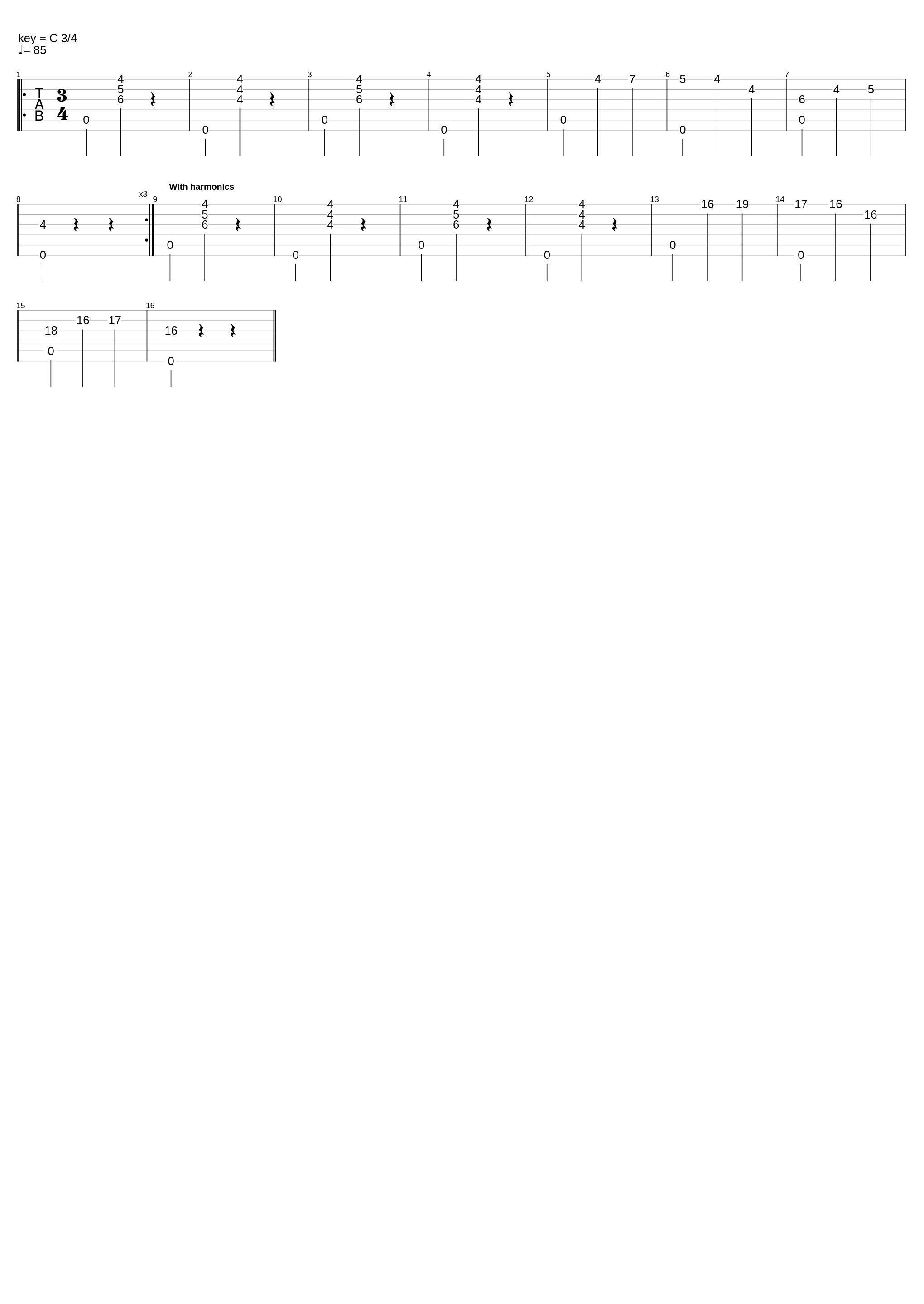 Gymnopédie No. 1 (Harmonics)_Erik Slatie_1