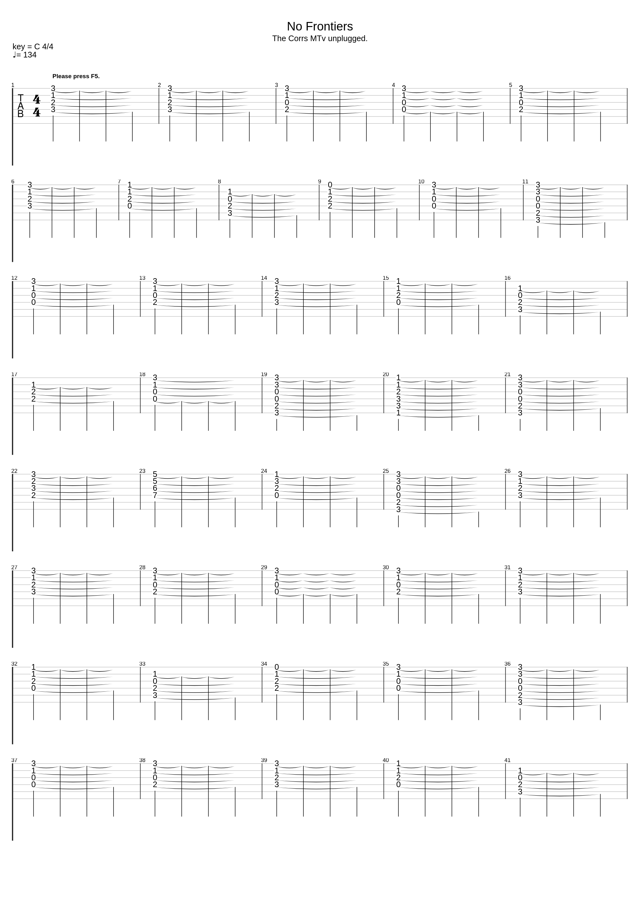 No Frontiers_The Corrs_1