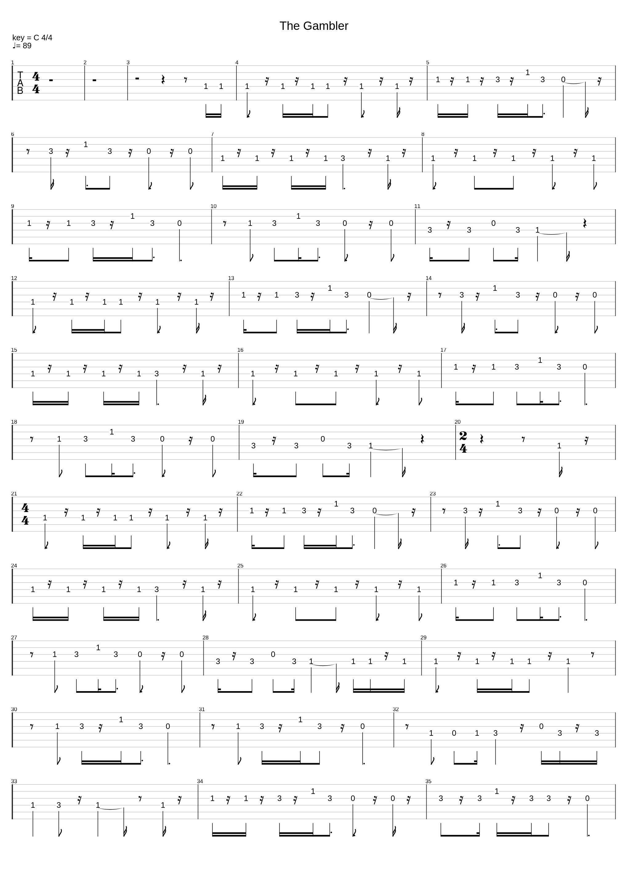 The Gambler_The Mariners_1