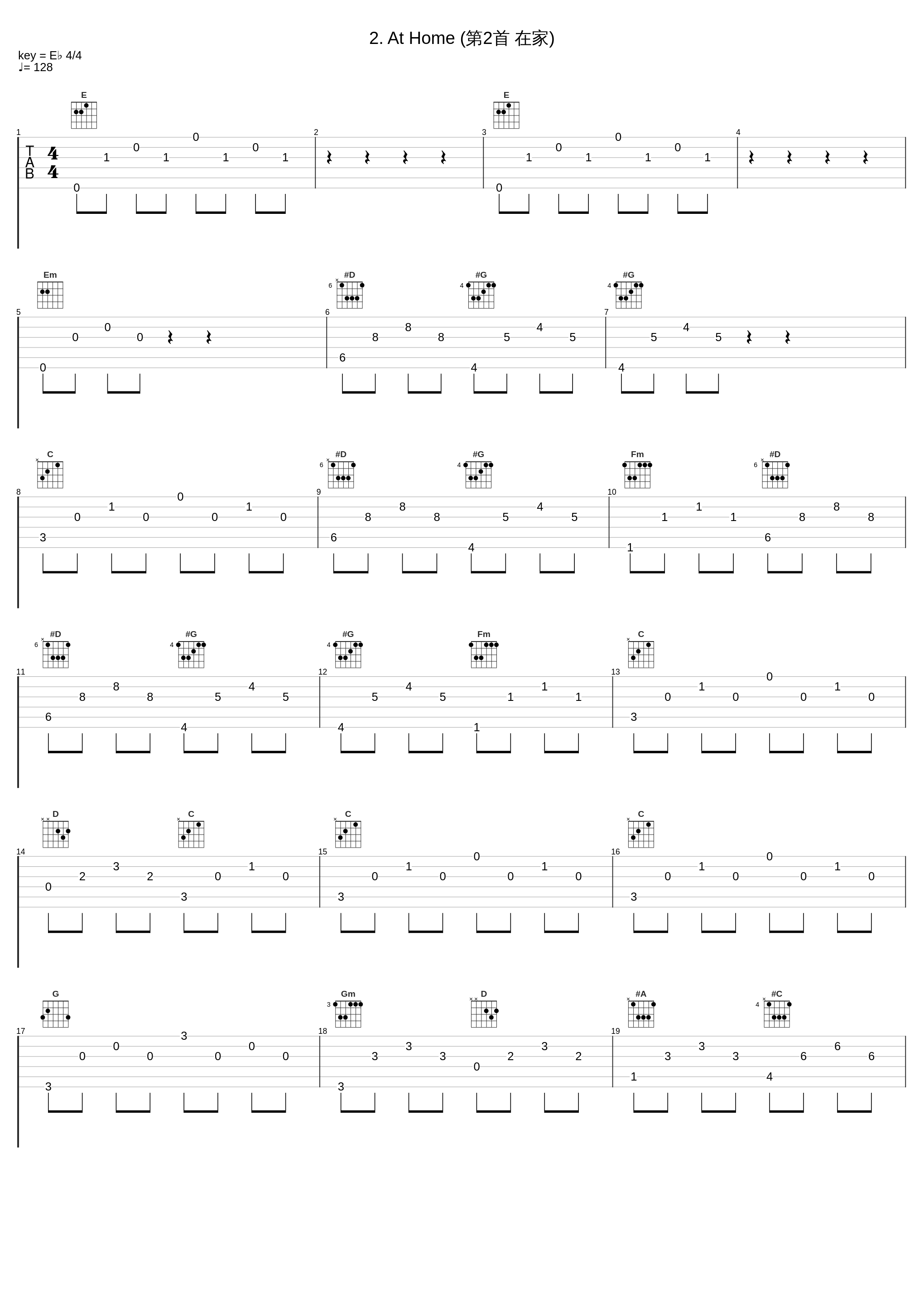 2. At Home (第2首 在家)_Igor Stravinsky_1