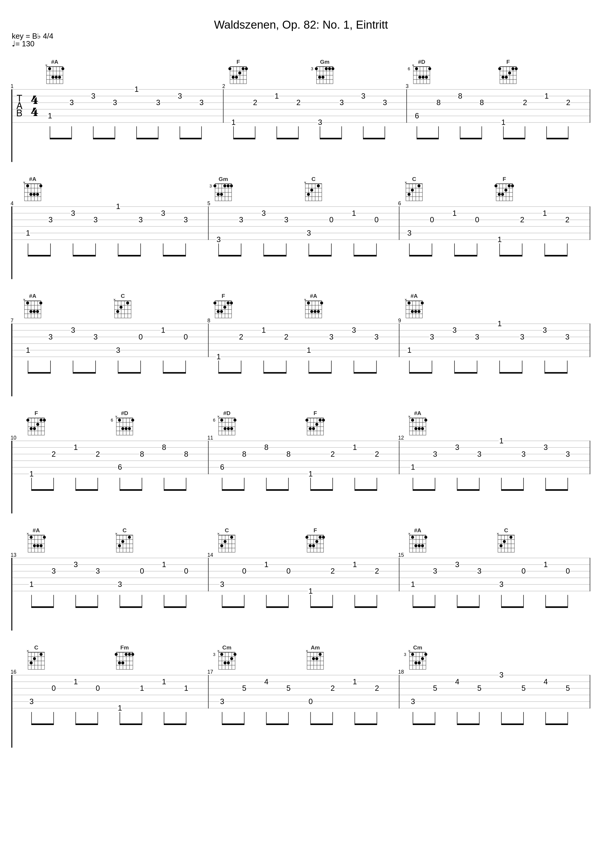 Waldszenen, Op. 82: No. 1, Eintritt_Thomas Wypior_1