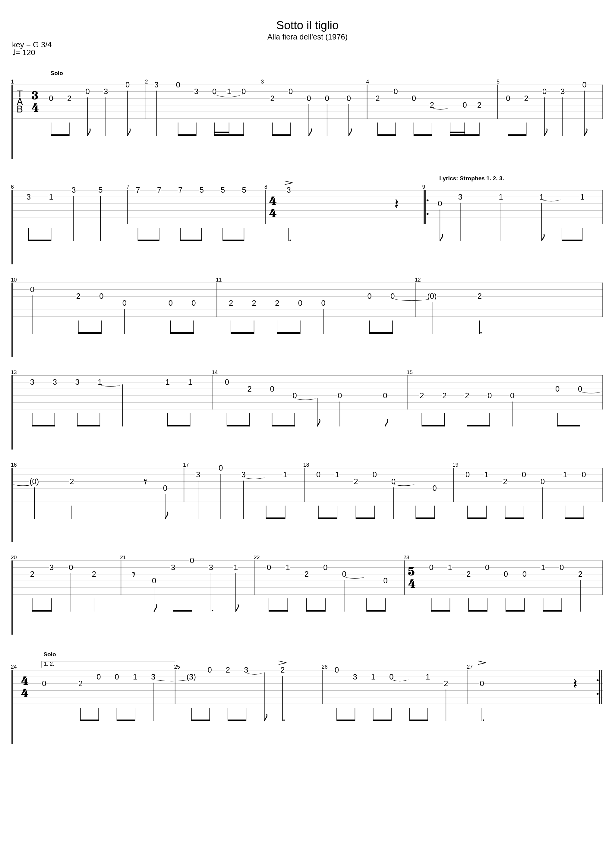 Sotto Il Tiglio (under The Lime Tree)_Angelo Branduardi_1