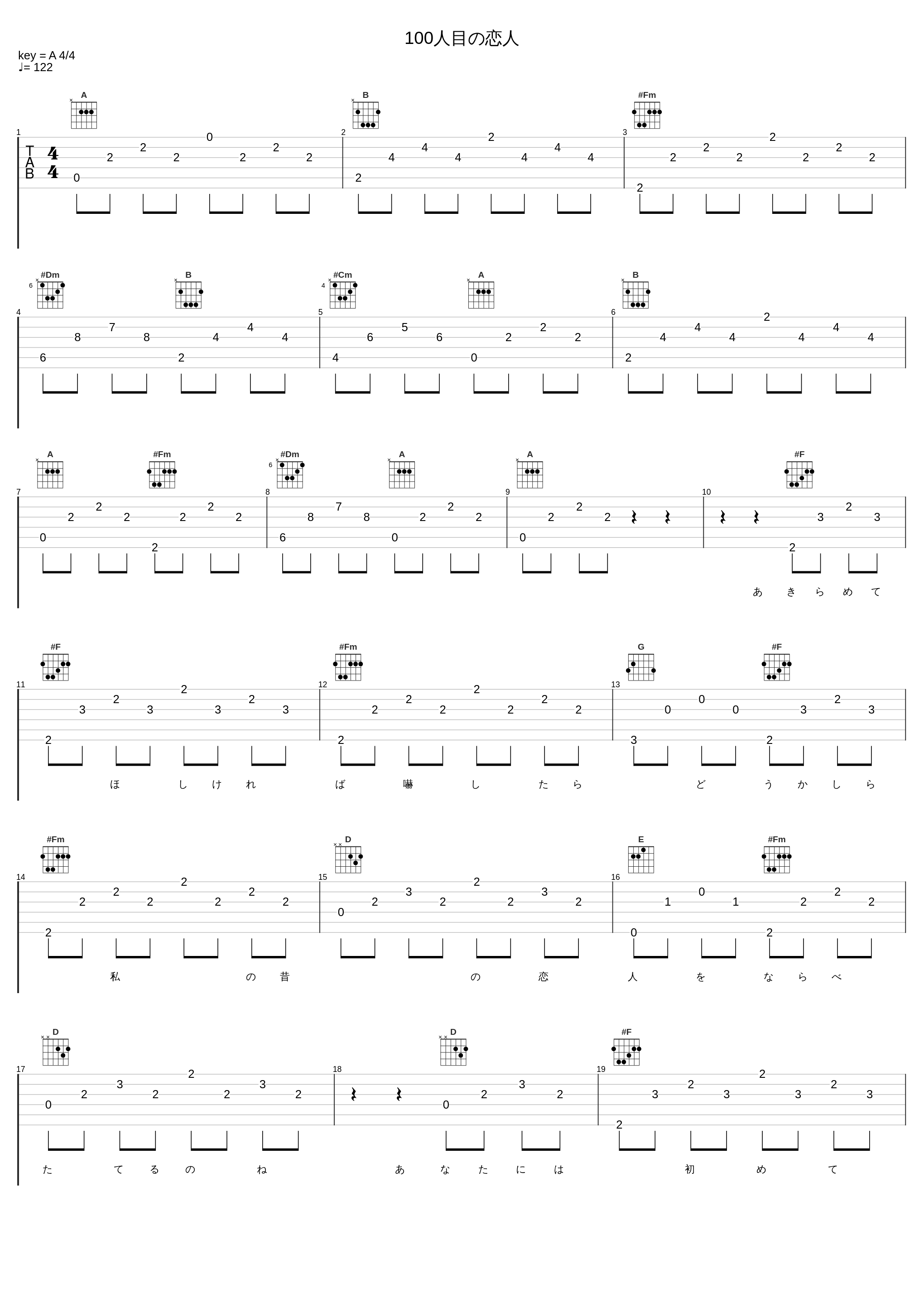 100人目の恋人_中岛美雪_1