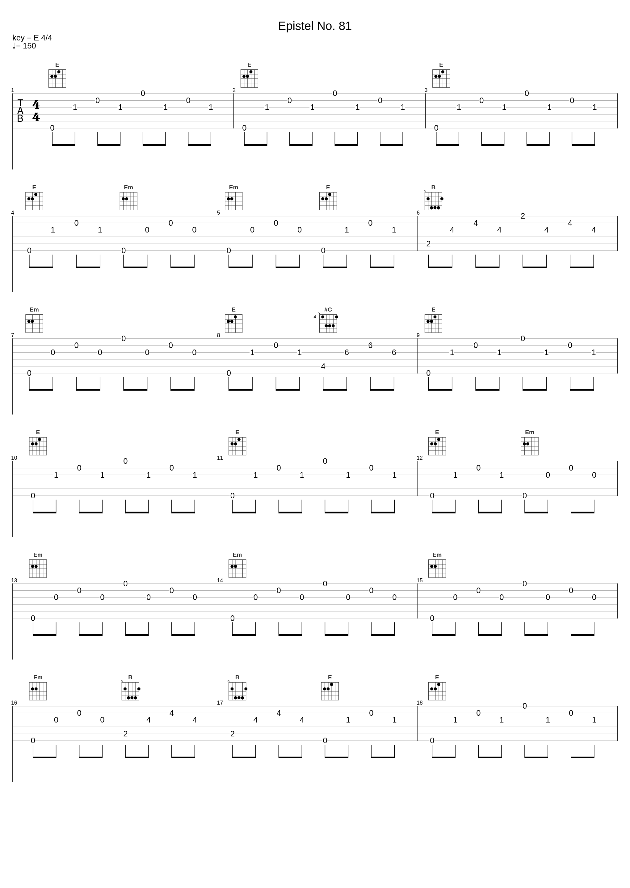 Epistel No. 81_Cornelis Vreeswijk_1