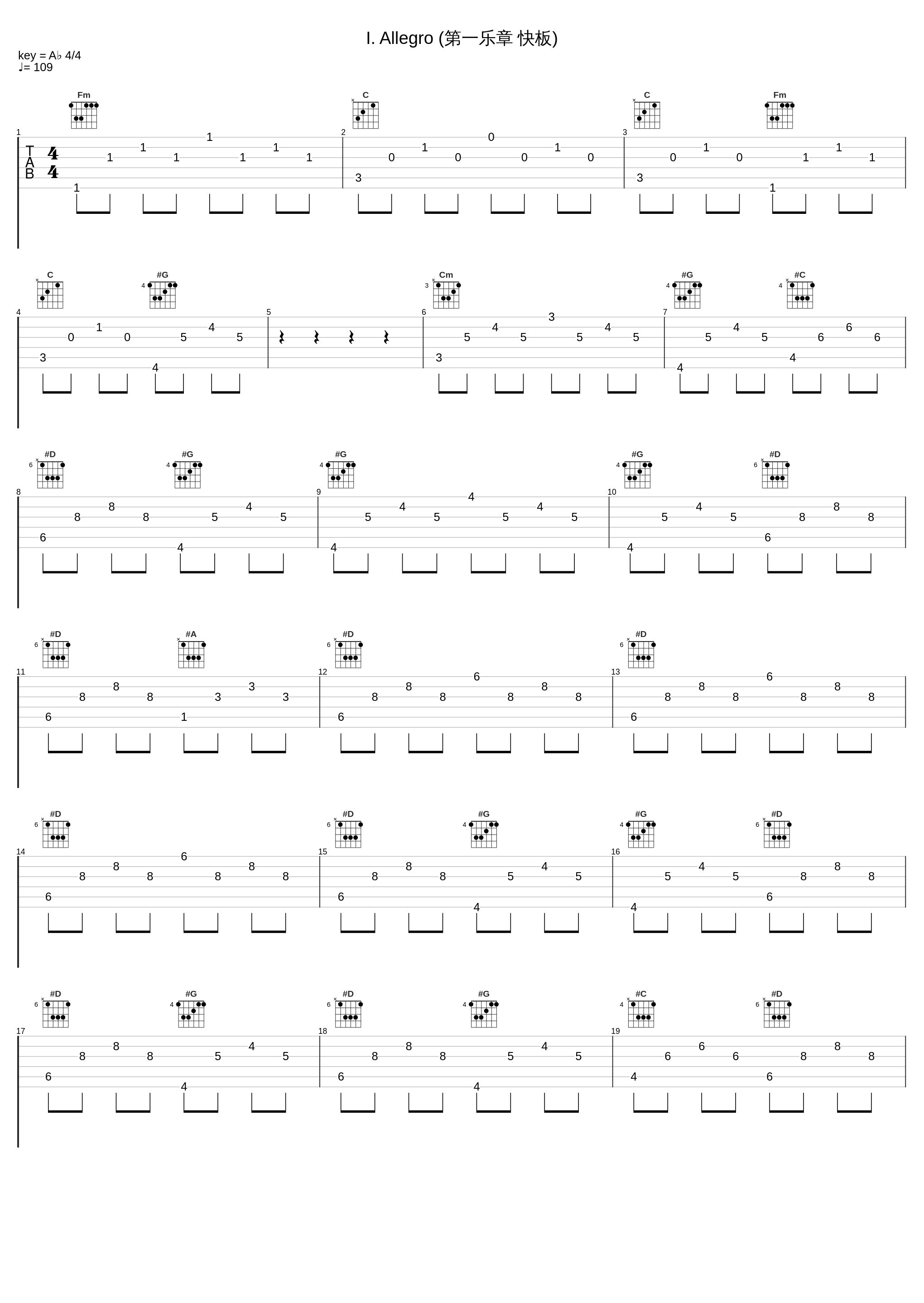 I. Allegro (第一乐章 快板)_Wilhelm Backhaus_1