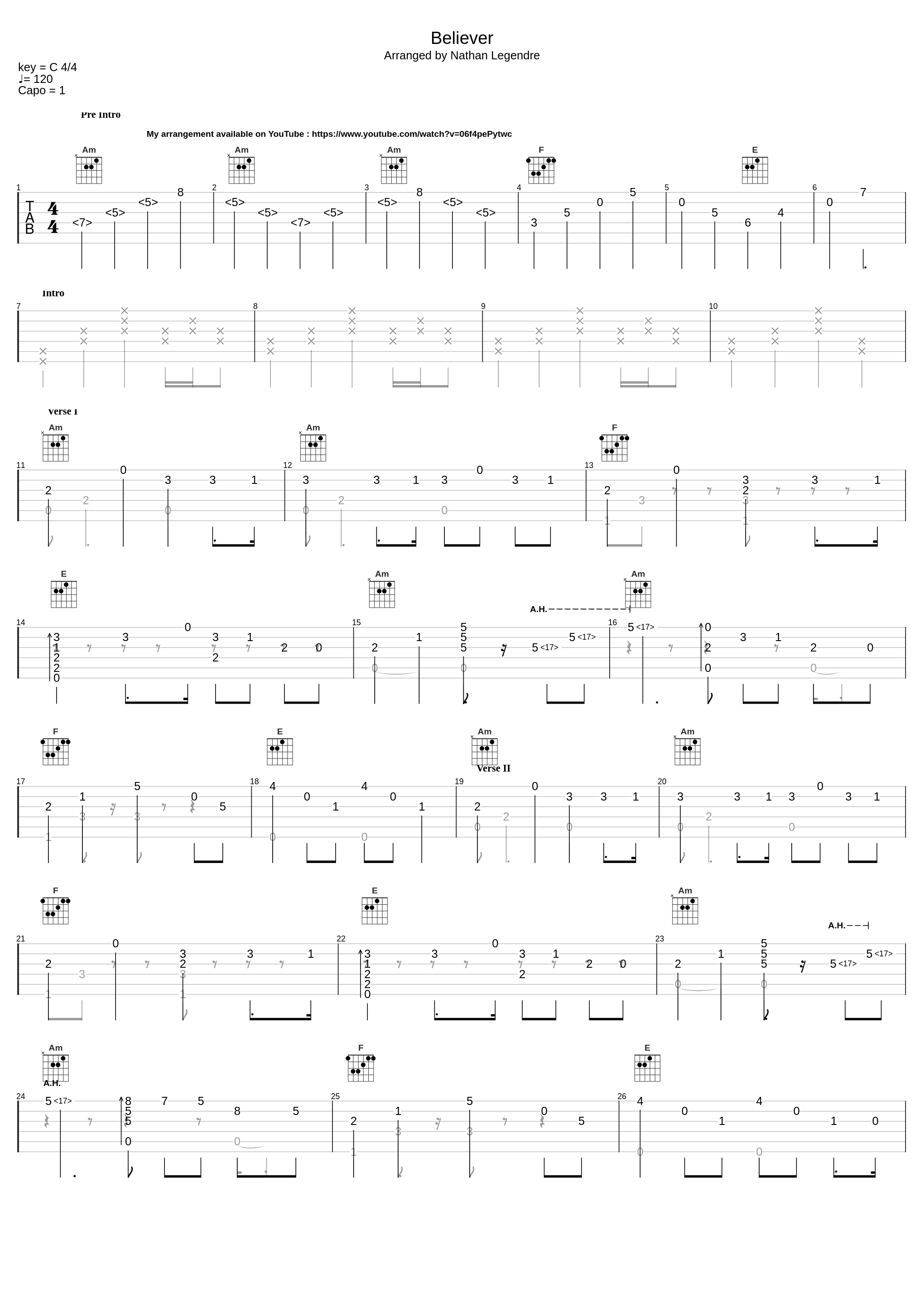 Believer Fingerstyle V2_Charles Schmidt_1