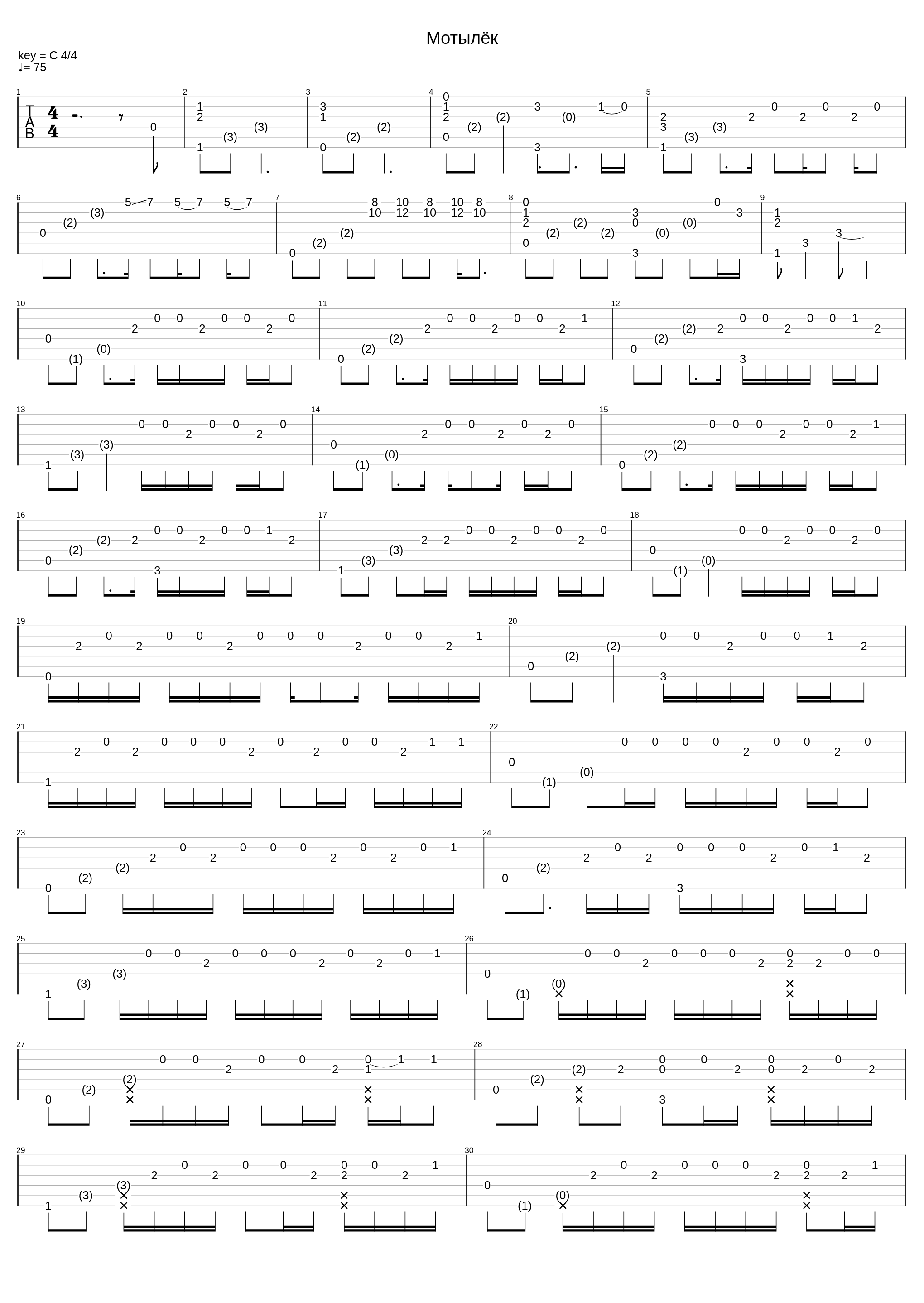 Мотылек_Макс Корж_1