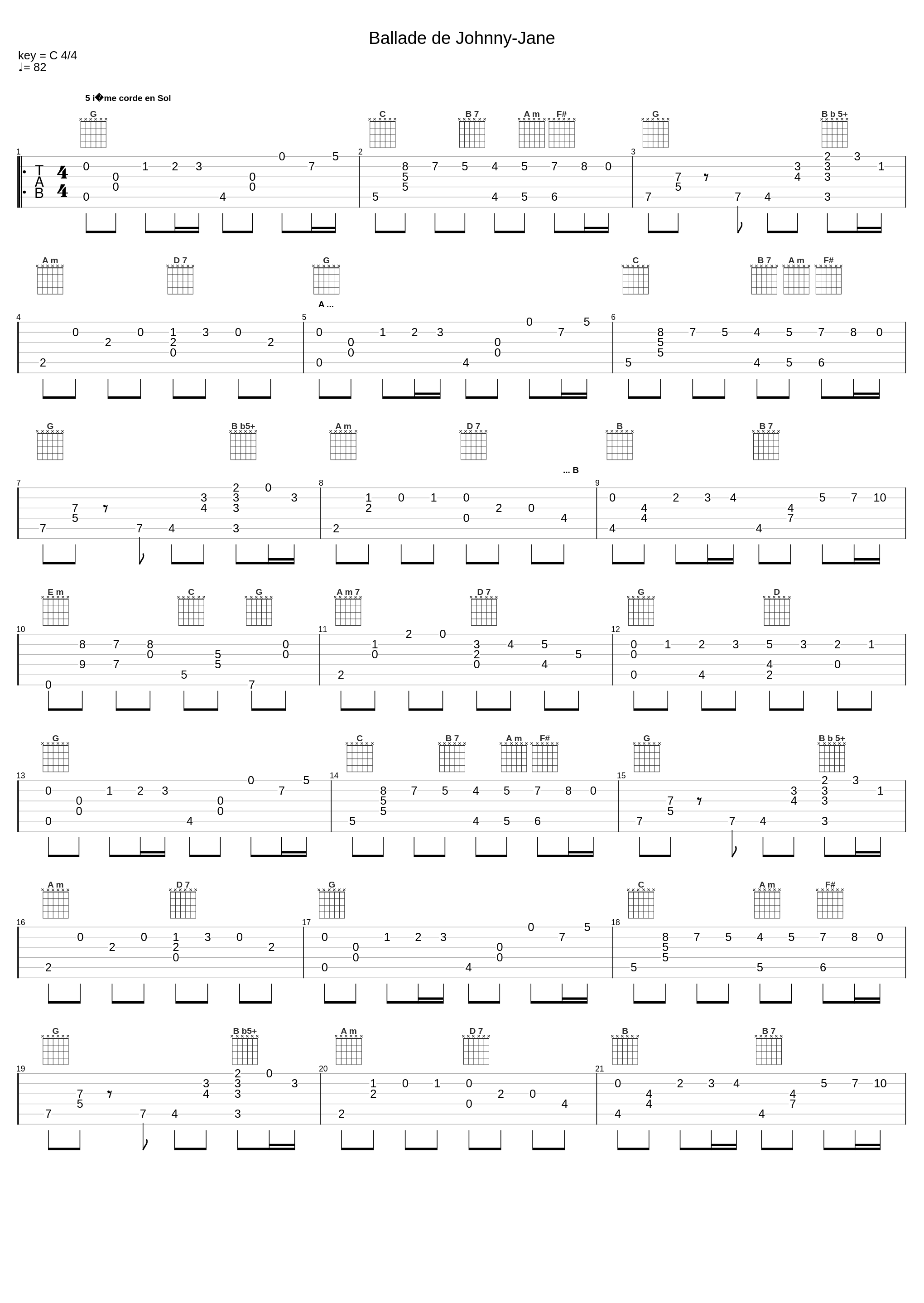 Ballade De Johnny Jane_Serge Gainsbourg_1