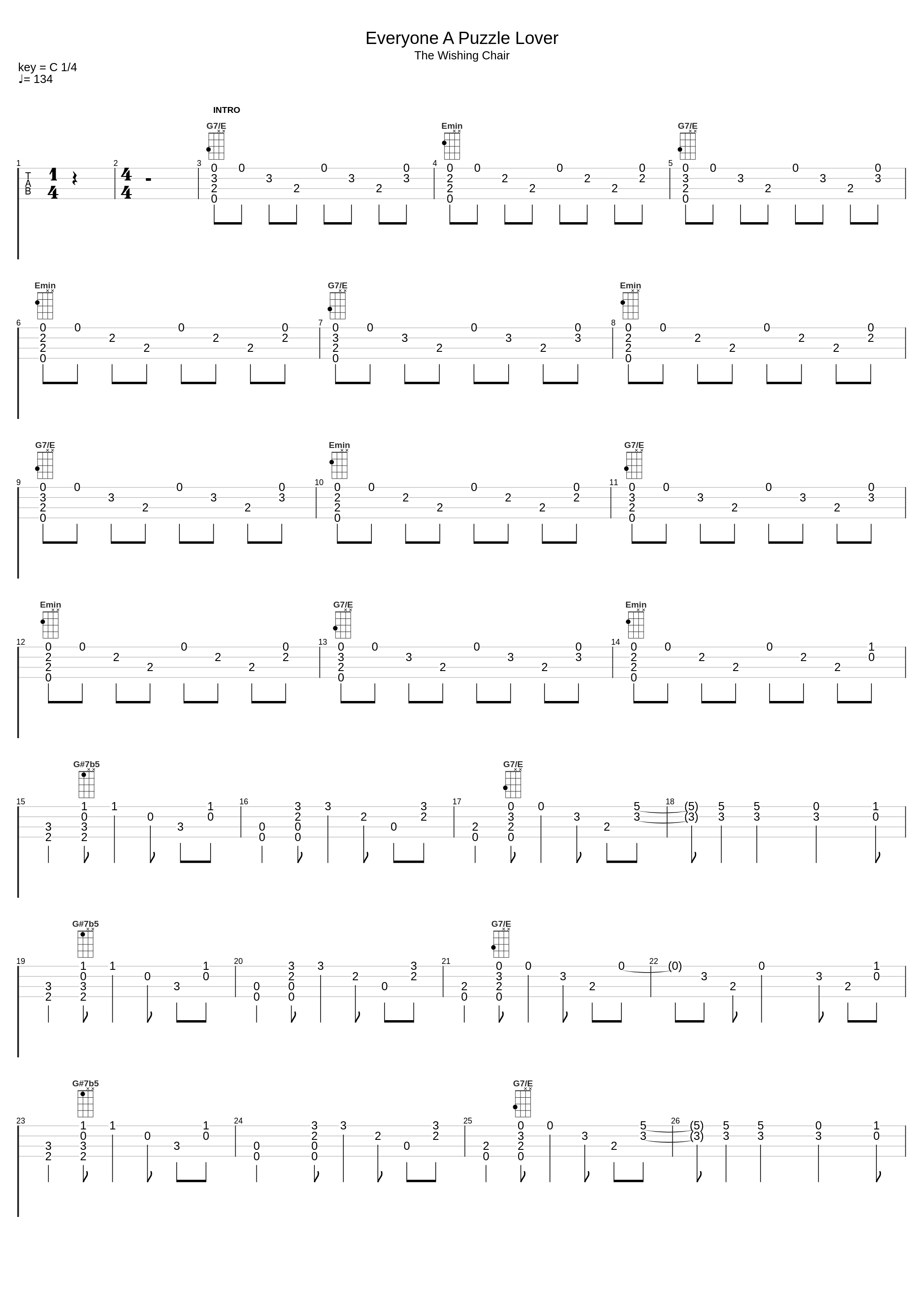 Everyone A Puzzle Lover (Mandolin & Bass)_10,000 Maniacs_1